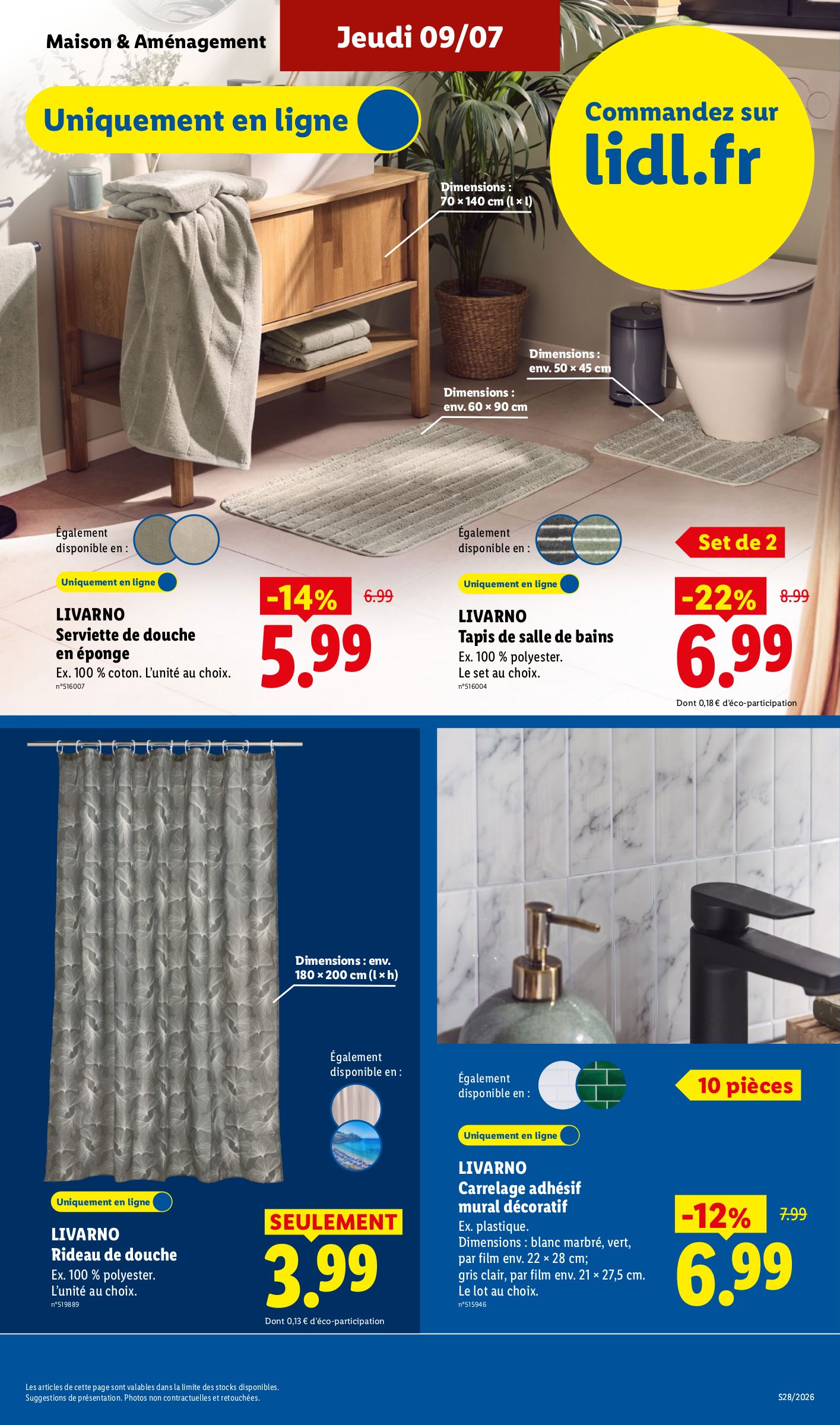 lidl - Current Lidl - Exclus Web leaflet valid from du lundi 06/07/2026 to de jeudi 09/07/2026 - page: 13