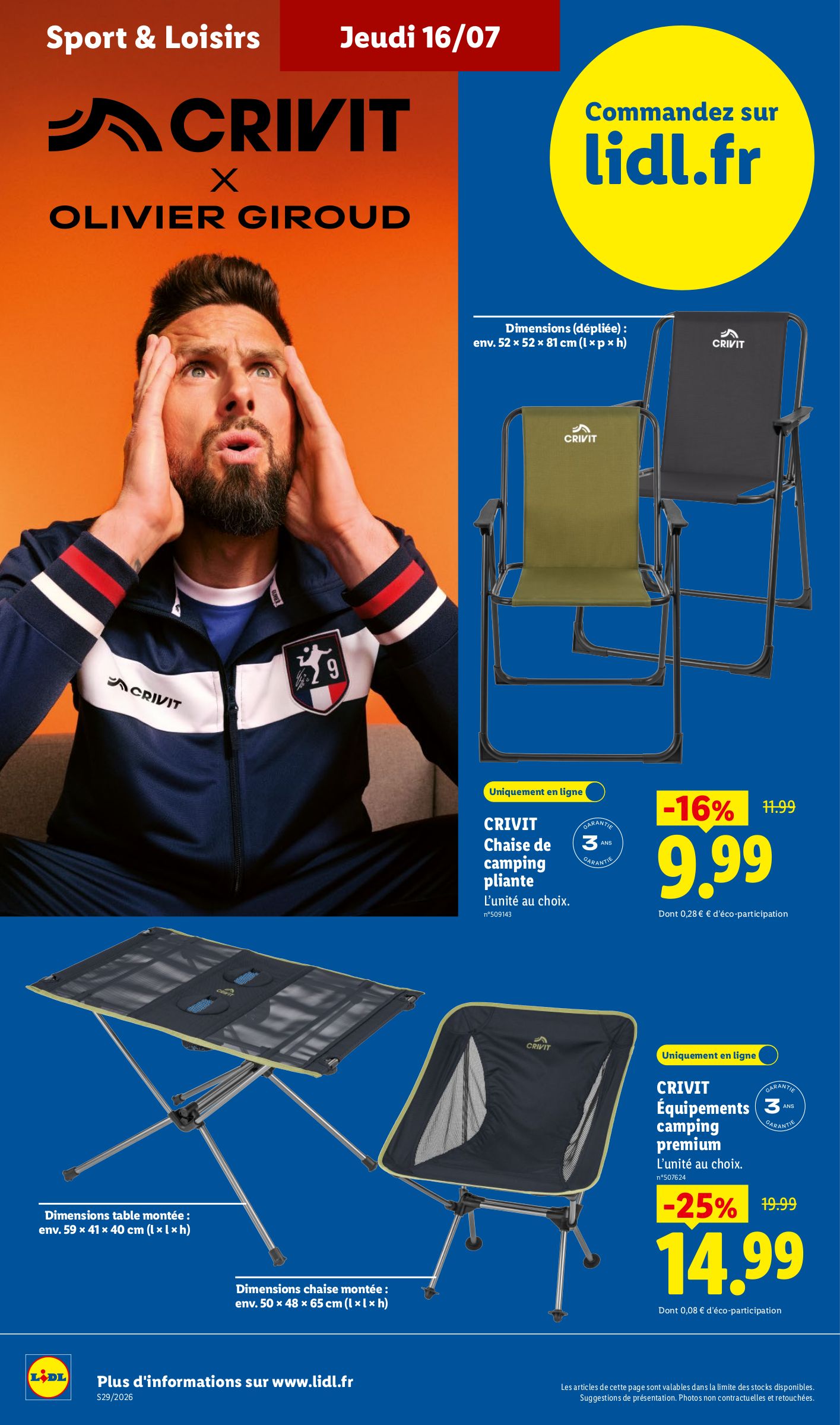 lidl - Flyer Lidl pour la semaine prochaine du de jeudi 16/07/2026 au du mercredi 22/07/2026 - page: 38