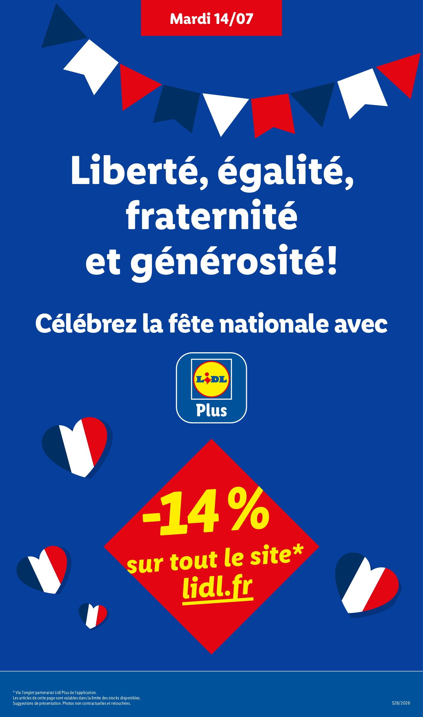 lidl - Current Lidl - Exclus Web leaflet valid from du lundi 13/07/2026 to de jeudi 16/07/2026 - page: 7
