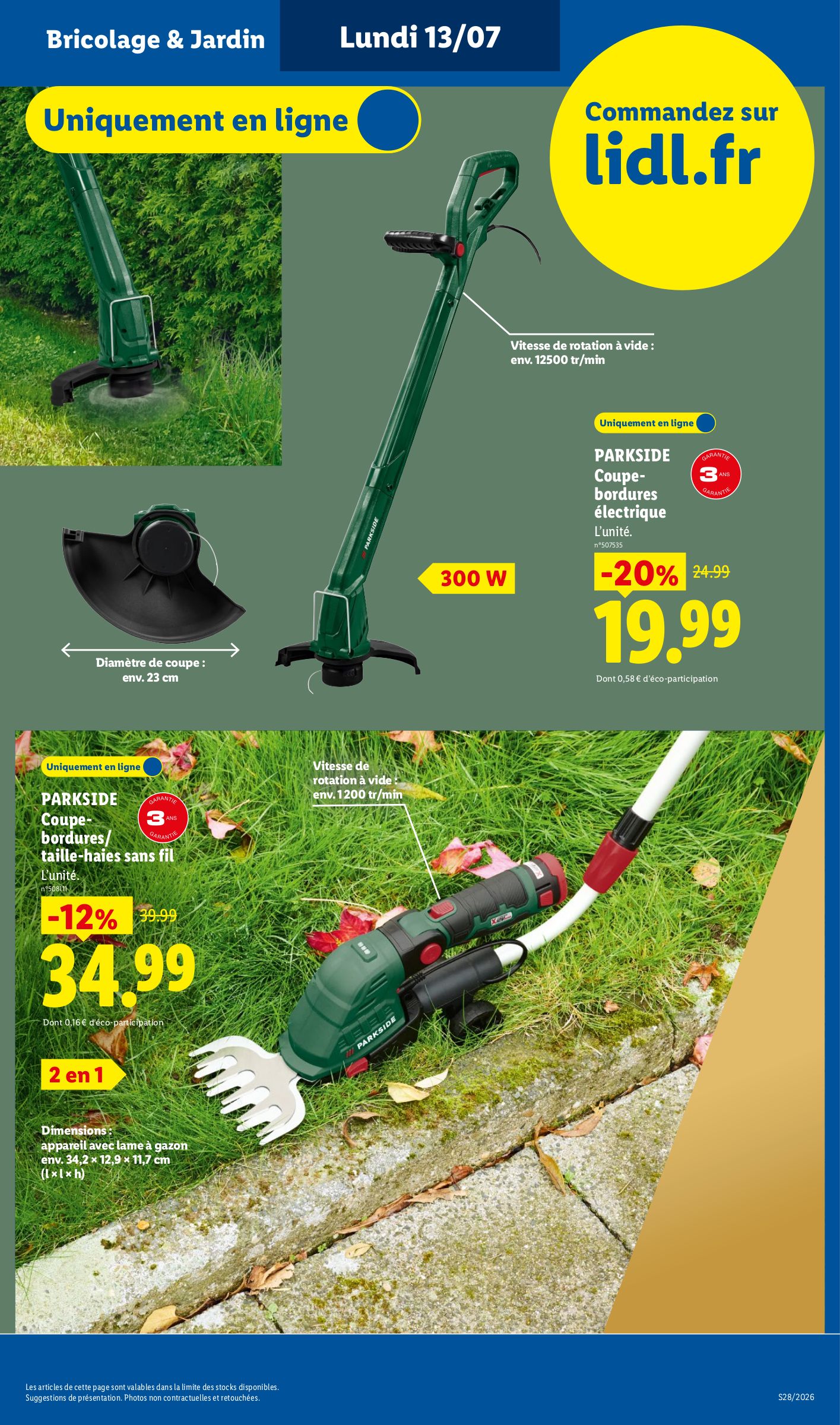 lidl - Current Lidl - Exclus Web leaflet valid from du lundi 13/07/2026 to de jeudi 16/07/2026 - page: 3