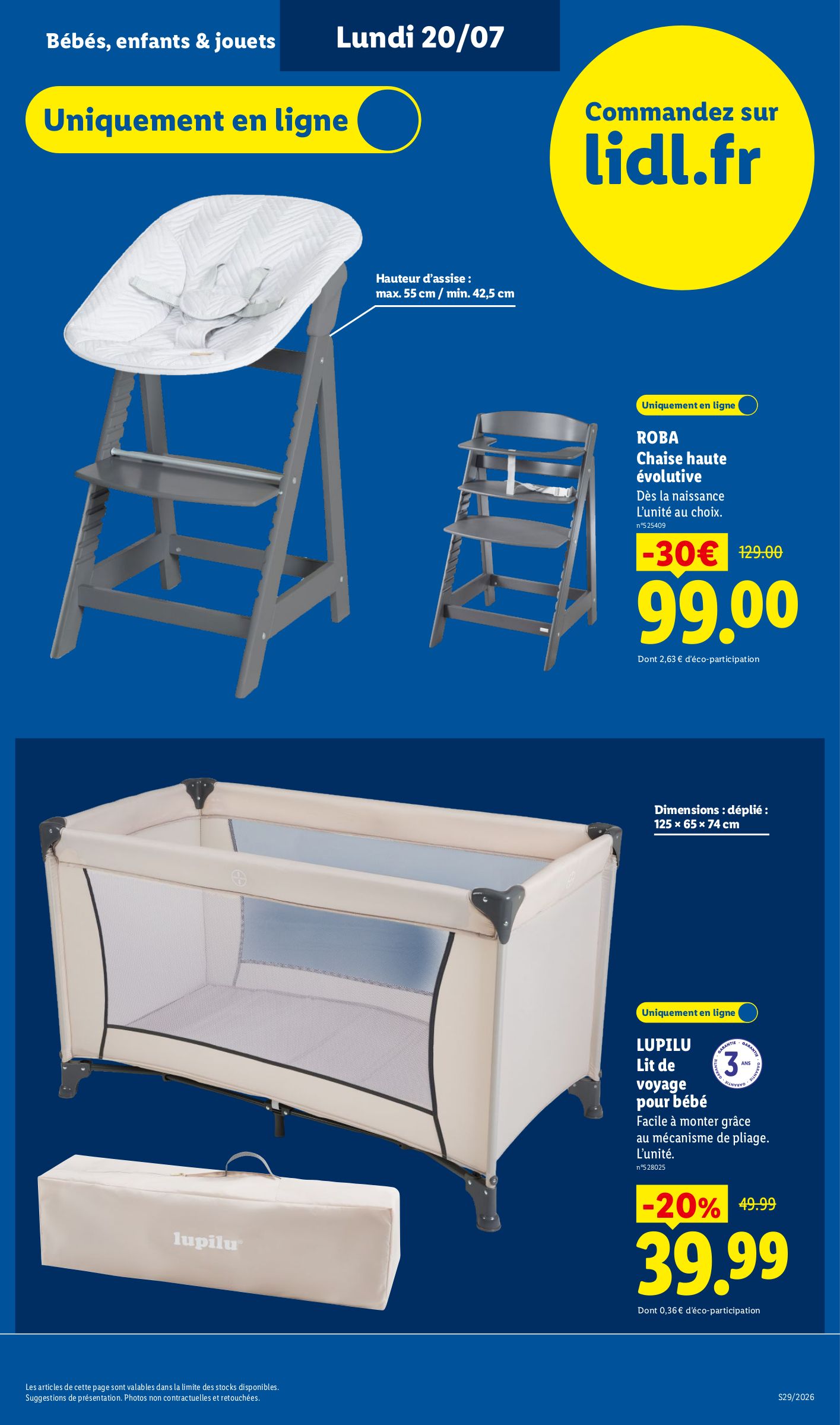 lidl - Current Lidl - Les Exclus Web de la semaine leaflet valid from du lundi 20/07/2026 to de jeudi 23/07/2026 - page: 5