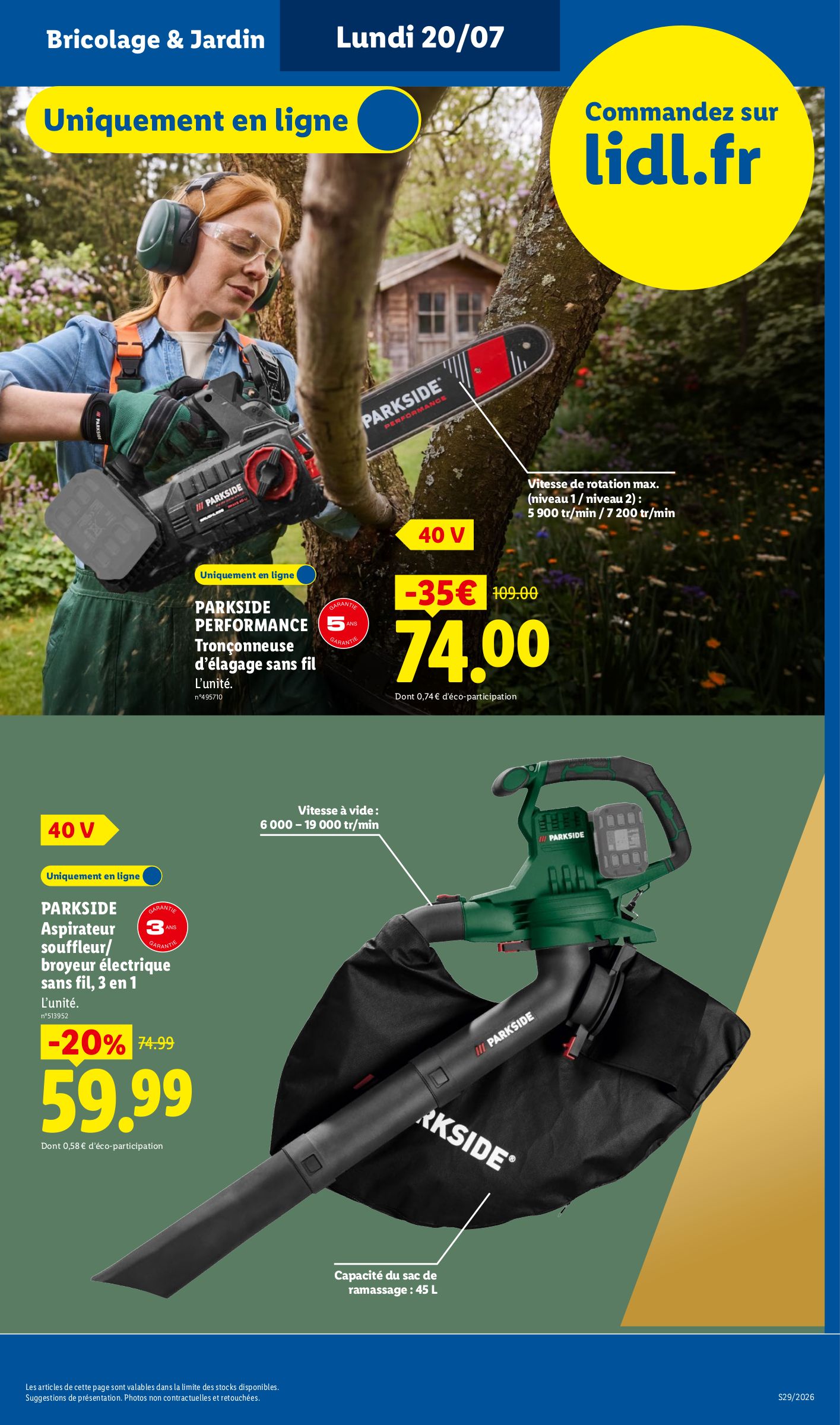 lidl - Current Lidl - Les Exclus Web de la semaine leaflet valid from du lundi 20/07/2026 to de jeudi 23/07/2026 - page: 3