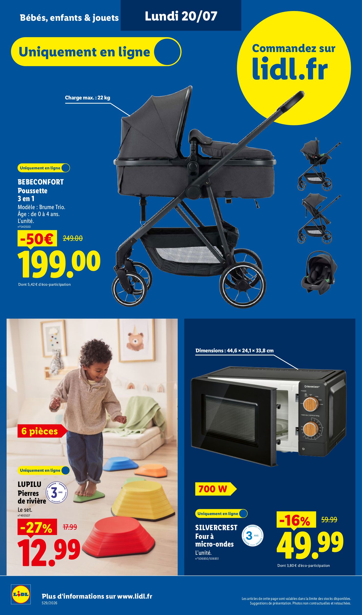 lidl - Current Lidl - Les Exclus Web de la semaine leaflet valid from du lundi 20/07/2026 to de jeudi 23/07/2026 - page: 4