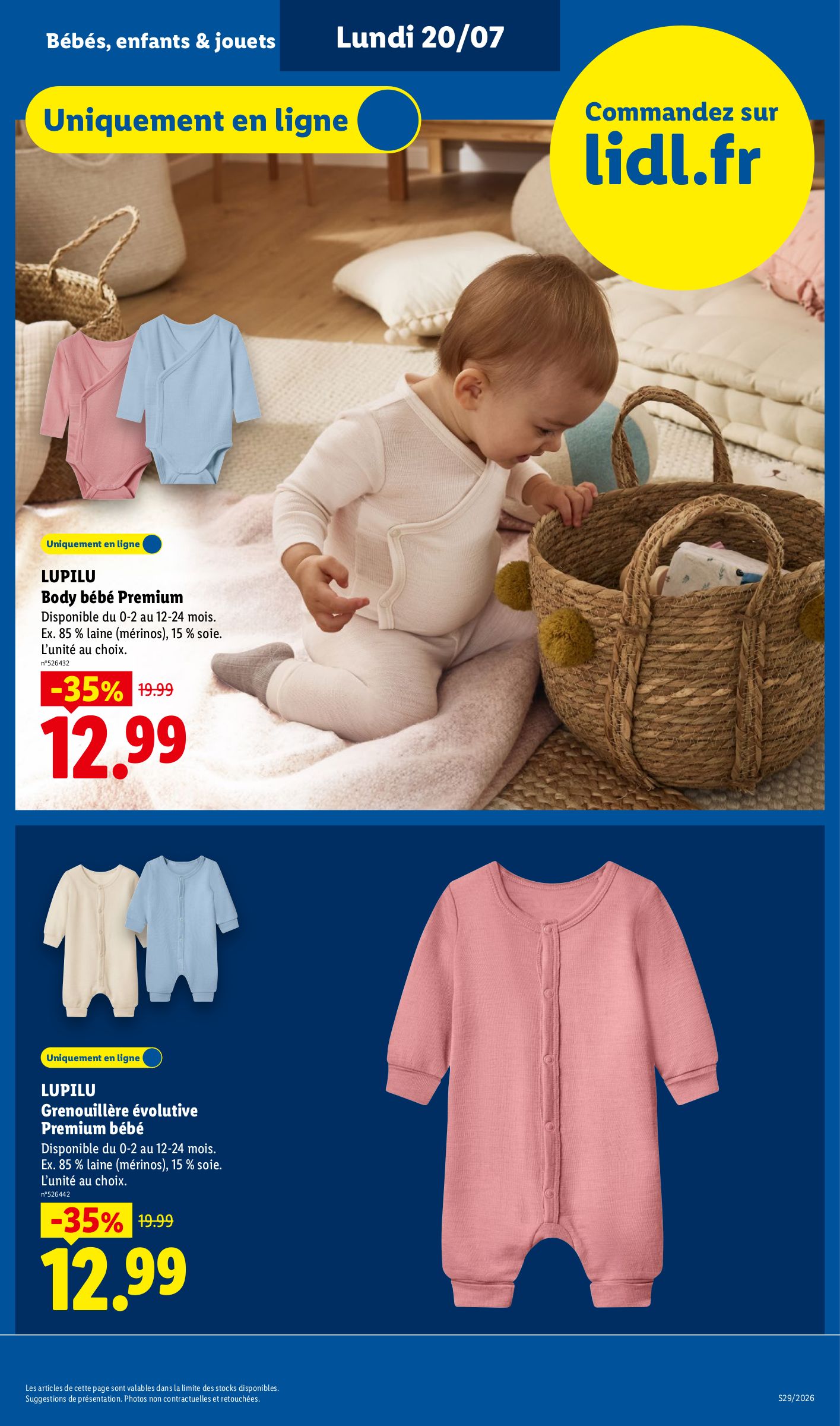 lidl - Current Lidl - Les Exclus Web de la semaine leaflet valid from du lundi 20/07/2026 to de jeudi 23/07/2026 - page: 7