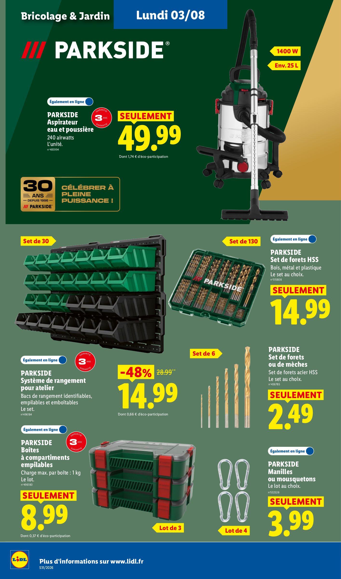 lidl - Flyer Lidl pour la semaine prochaine du de jeudi 30/07/2026 au du mercredi 05/08/2026 - page: 46