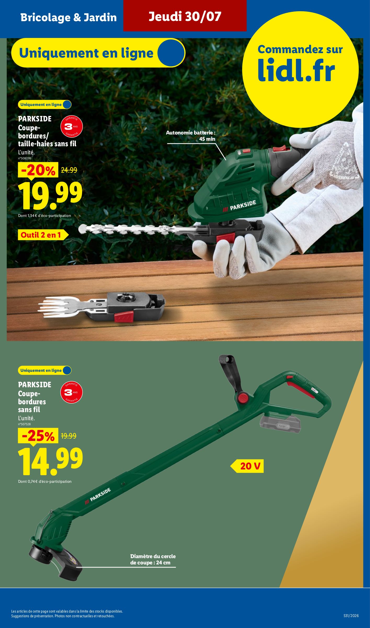 lidl - Flyer Lidl pour la semaine prochaine du de jeudi 30/07/2026 au du mercredi 05/08/2026 - page: 7