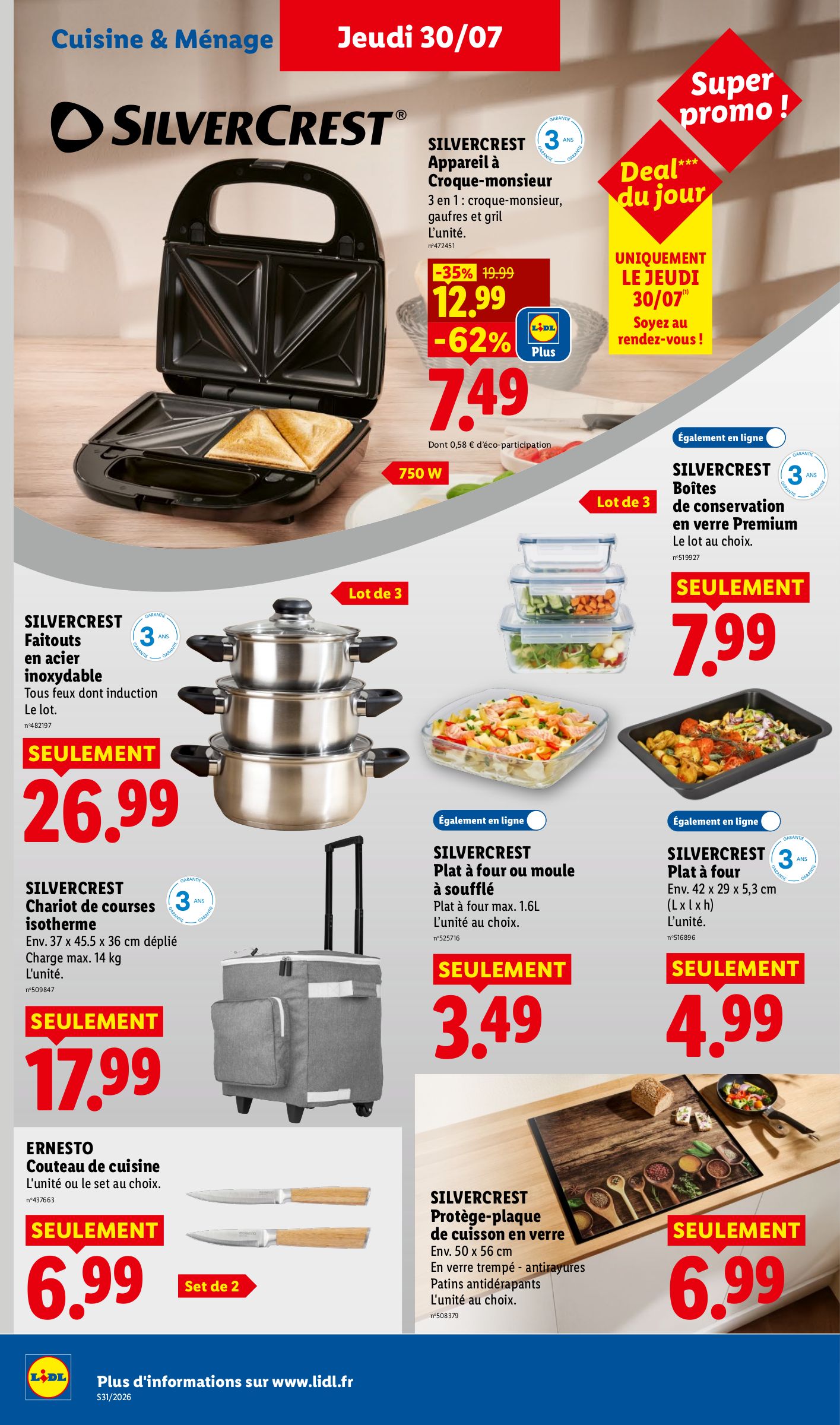 lidl - Flyer Lidl pour la semaine prochaine du de jeudi 30/07/2026 au du mercredi 05/08/2026 - page: 32