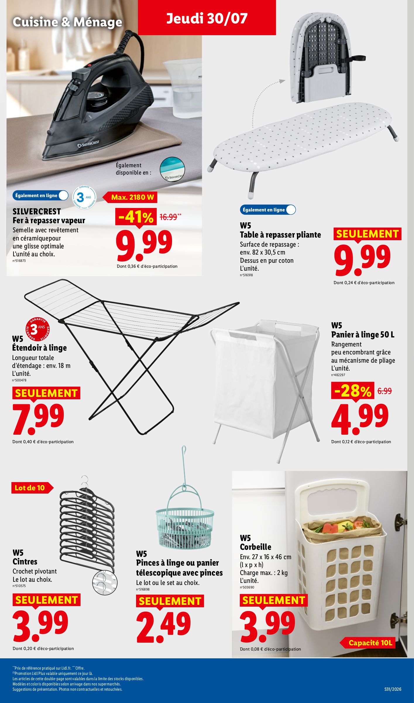 lidl - Flyer Lidl pour la semaine prochaine du de jeudi 30/07/2026 au du mercredi 05/08/2026 - page: 35