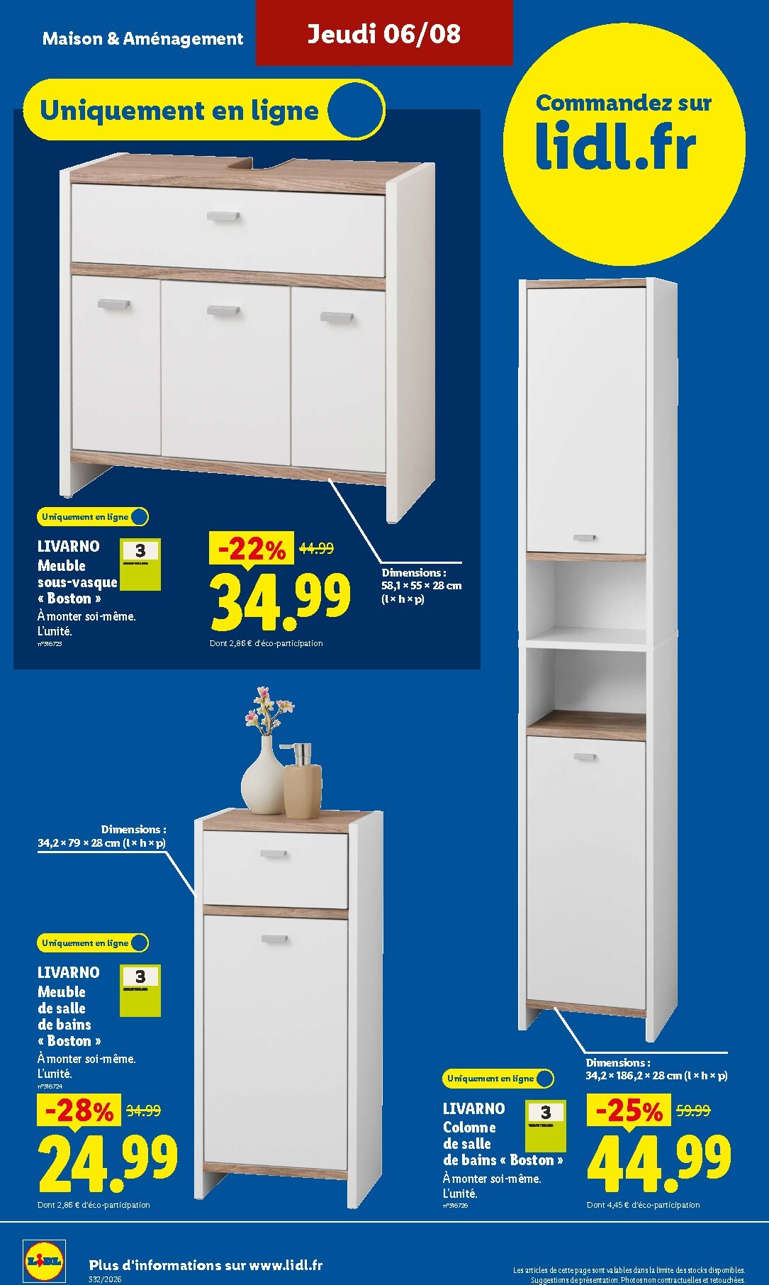 lidl - Flyer Lidl pour la semaine prochaine du de jeudi 06/08/2026 au du mercredi 12/08/2026 - page: 34