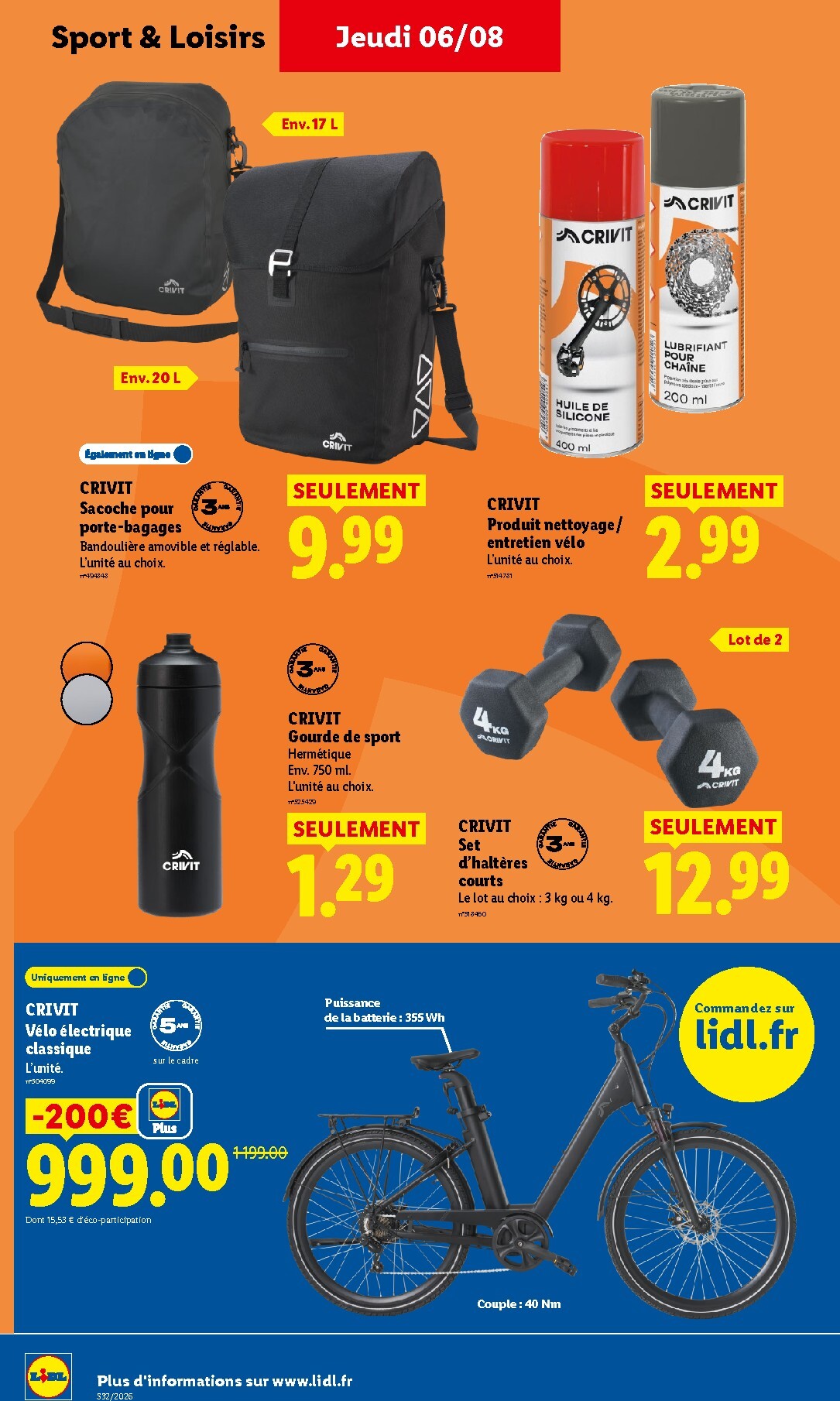 lidl - Flyer Lidl pour la semaine prochaine du de jeudi 06/08/2026 au du mercredi 12/08/2026 - page: 40