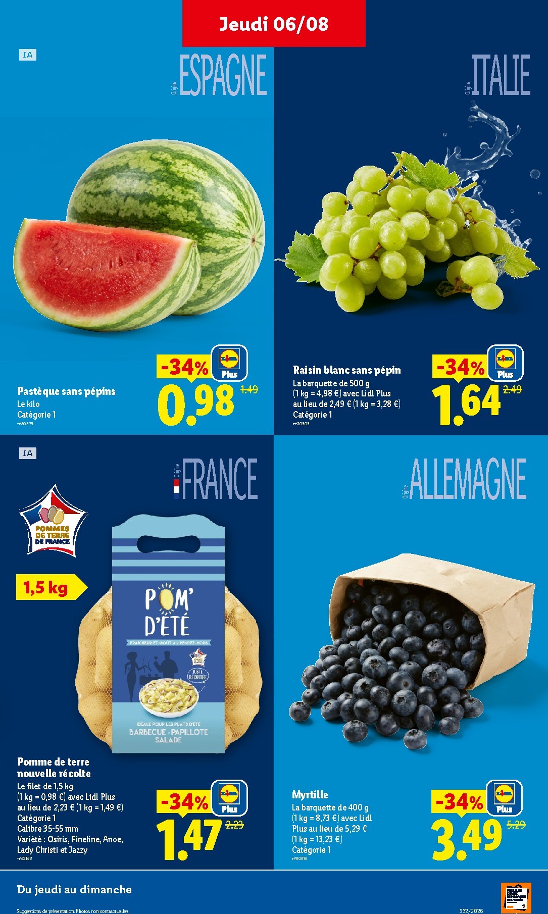 lidl - Flyer Lidl pour la semaine prochaine du de jeudi 06/08/2026 au du mercredi 12/08/2026 - page: 3
