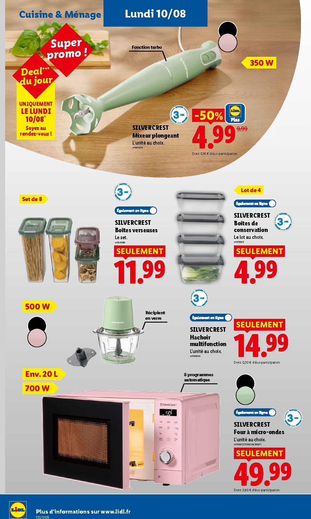 lidl - Flyer Lidl pour la semaine prochaine du de jeudi 06/08/2026 au du mercredi 12/08/2026 - page: 56