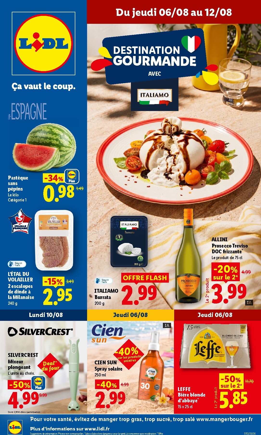 lidl - Flyer Lidl pour la semaine prochaine du de jeudi 06/08/2026 au du mercredi 12/08/2026