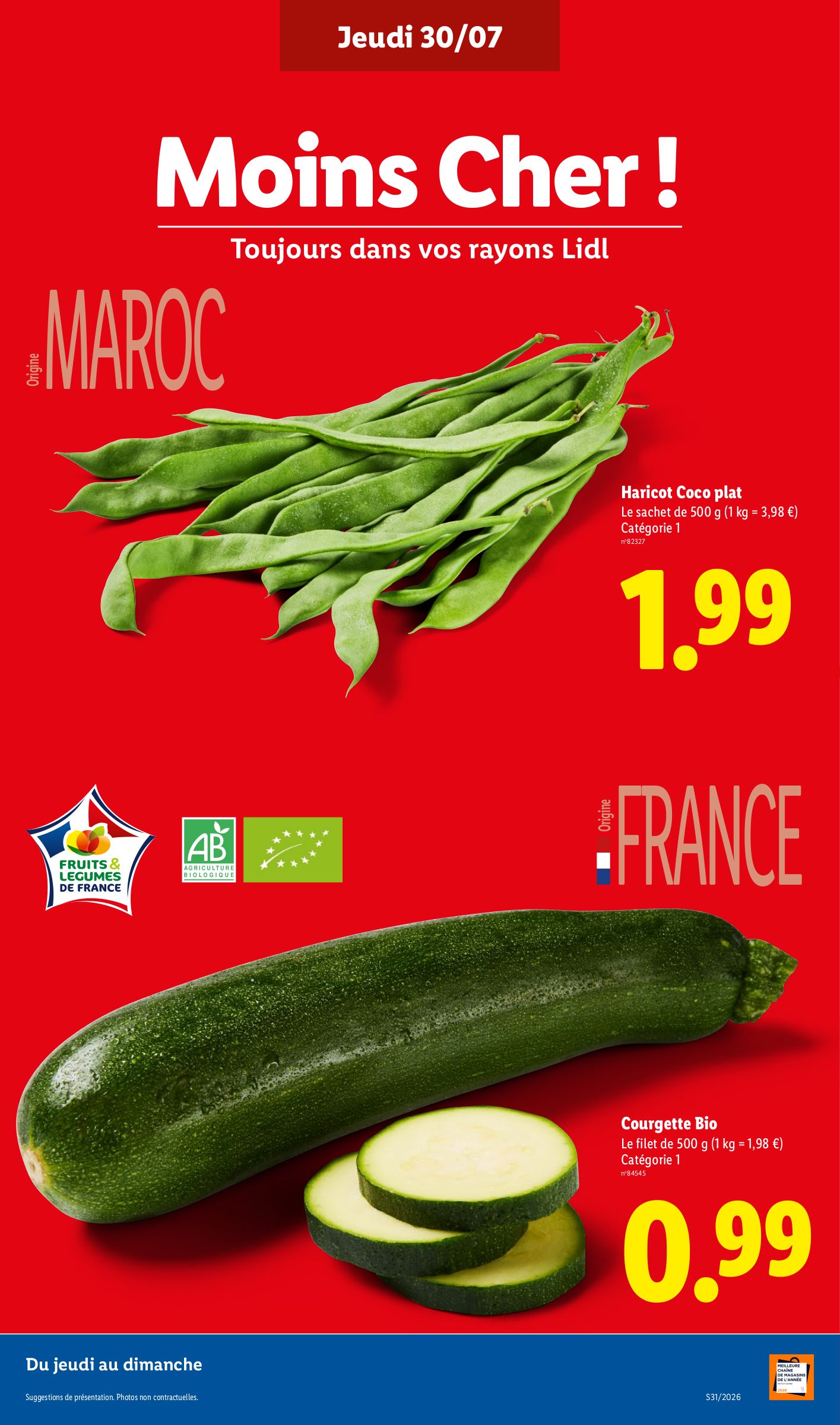 lidl - Current Lidl leaflet valid from de jeudi 30/07/2026 to du mercredi 05/08/2026 - page: 5