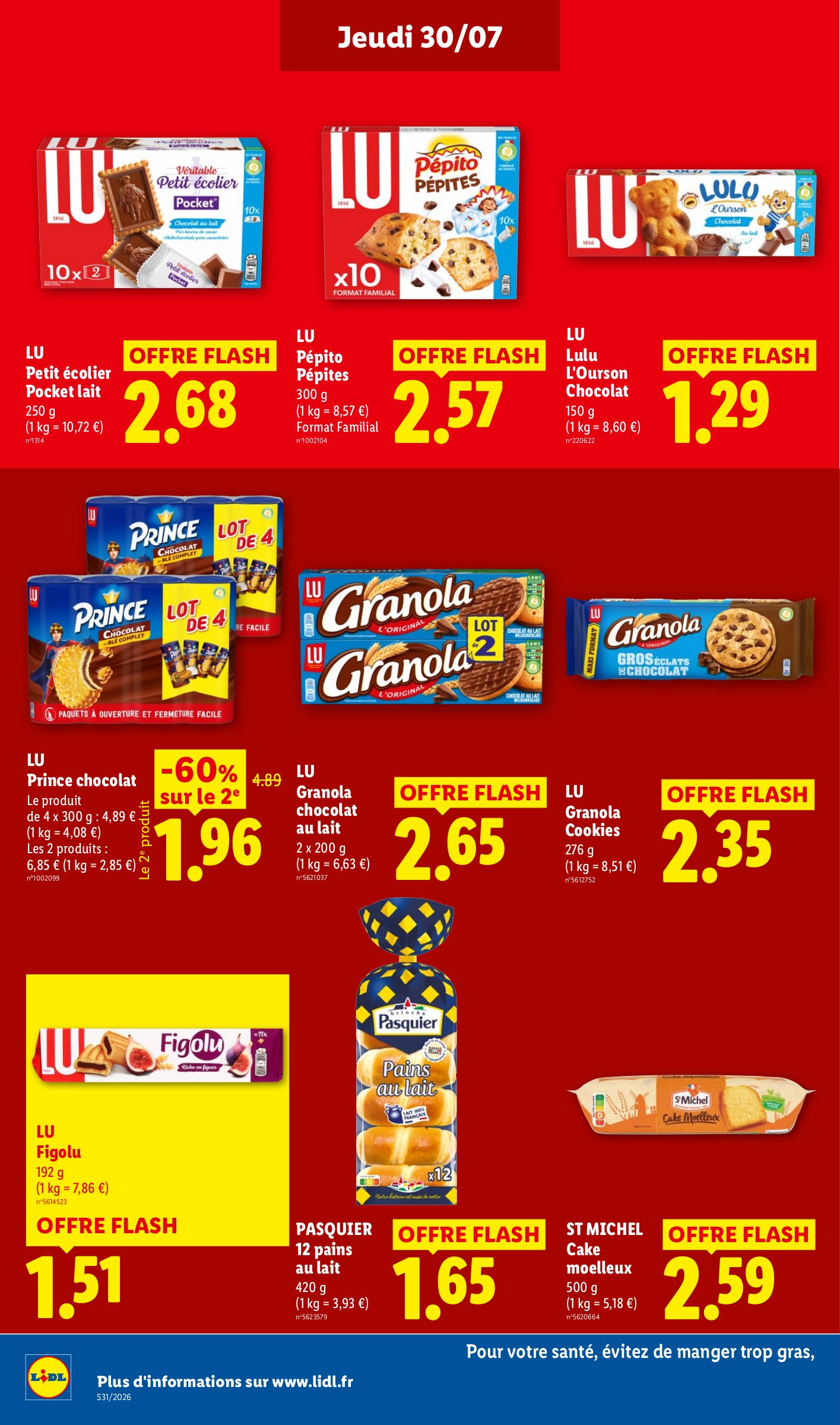 lidl - Current Lidl leaflet valid from de jeudi 30/07/2026 to du mercredi 05/08/2026 - page: 22