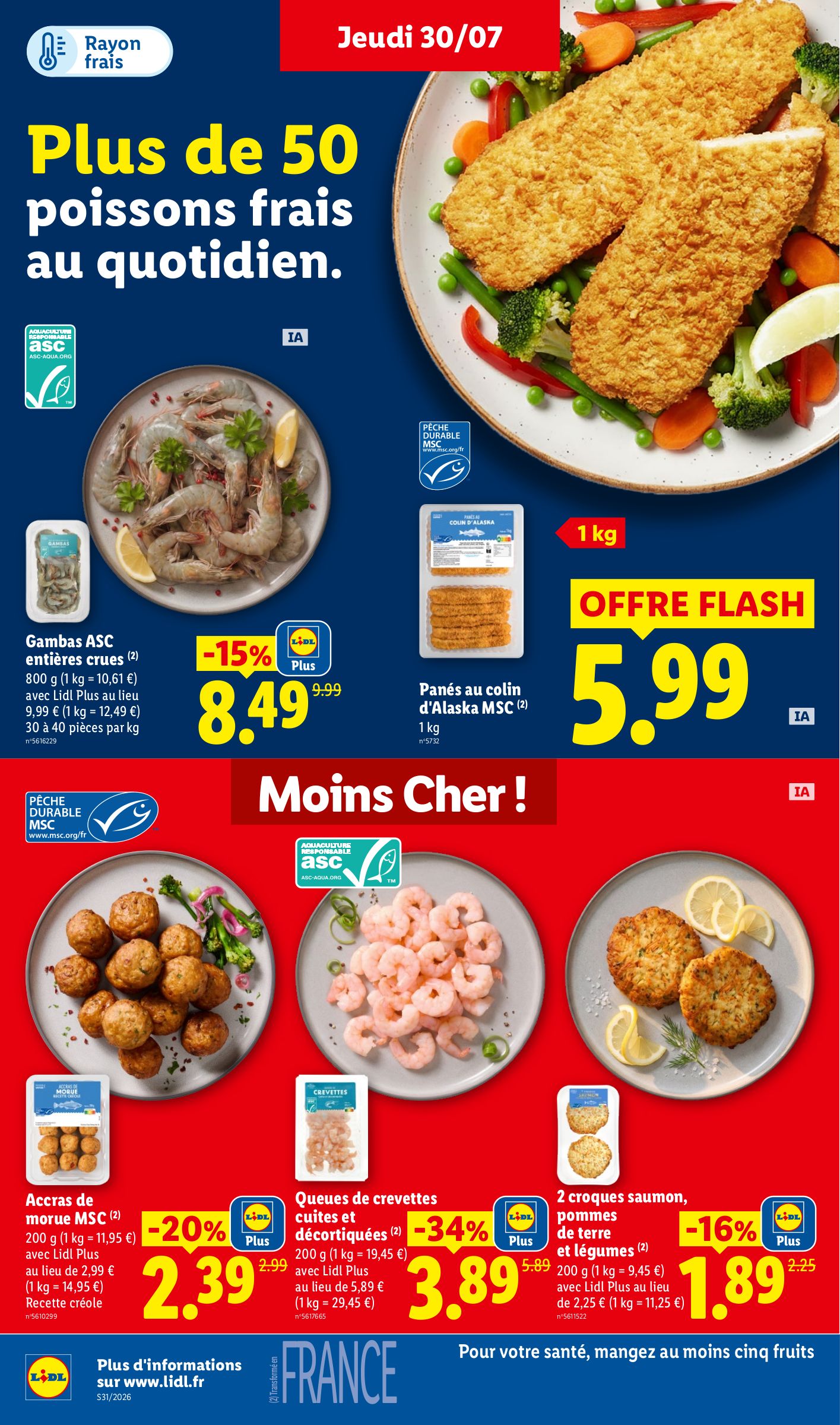 lidl - Current Lidl leaflet valid from de jeudi 30/07/2026 to du mercredi 05/08/2026 - page: 10
