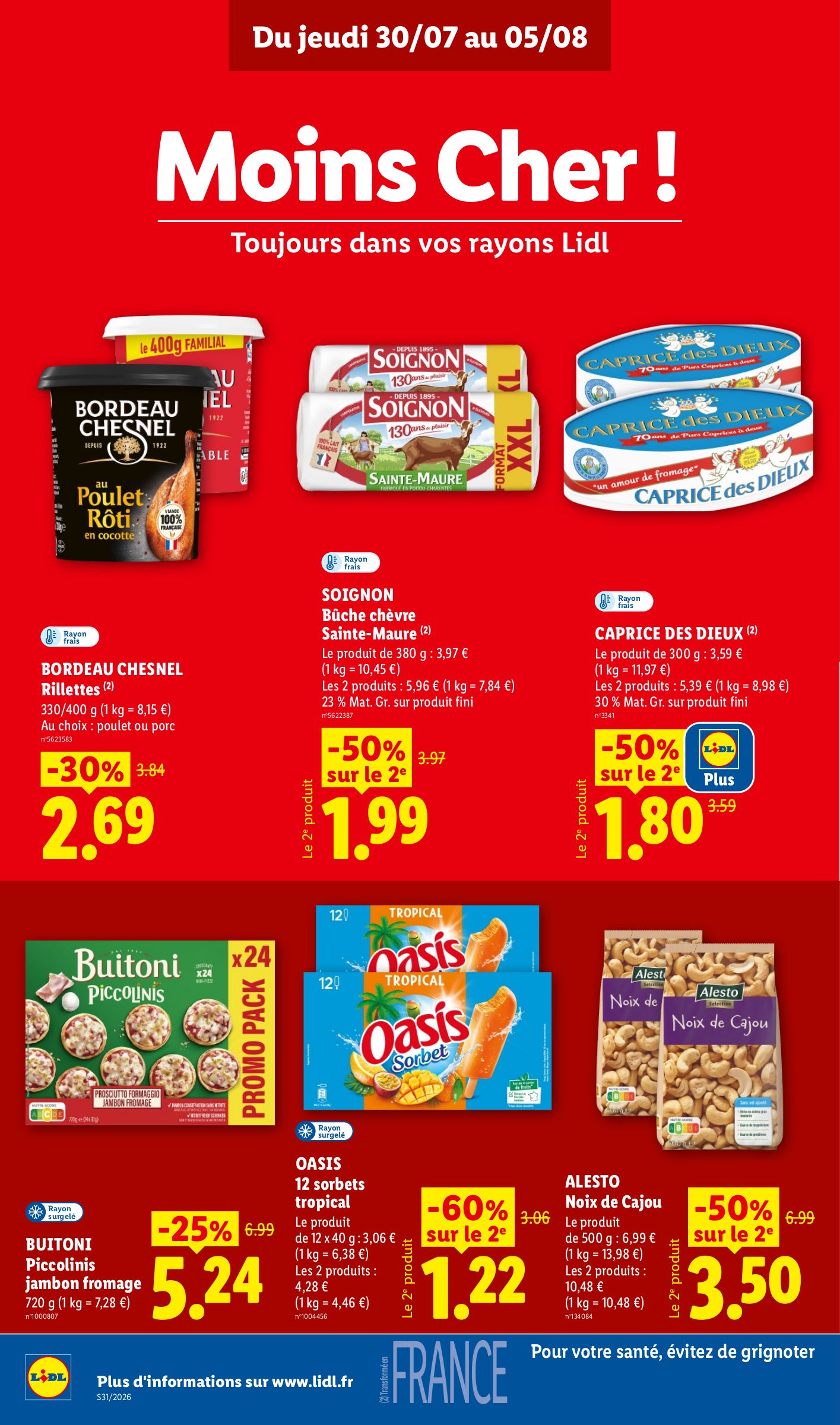 lidl - Current Lidl leaflet valid from de jeudi 30/07/2026 to du mercredi 05/08/2026 - page: 12