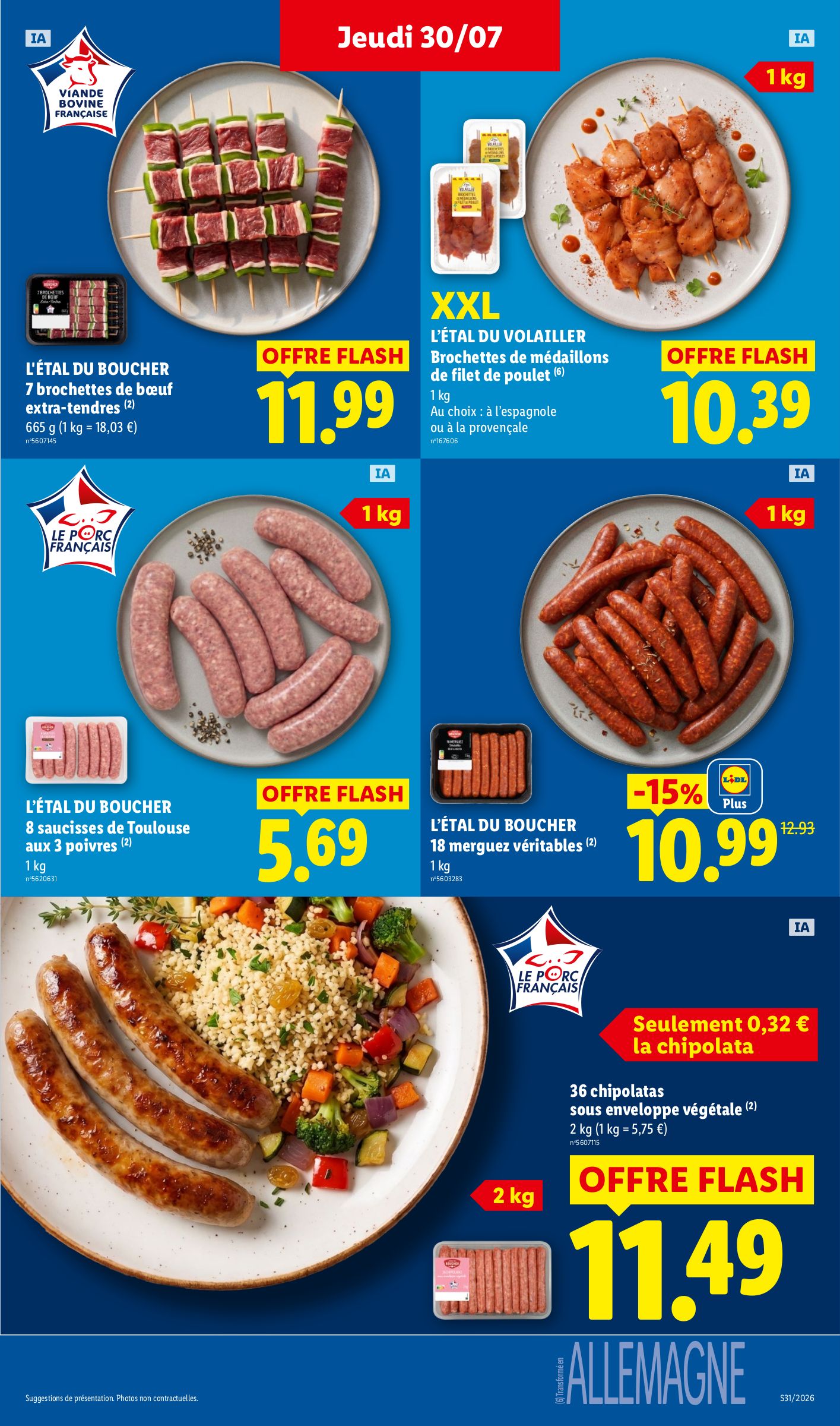 lidl - Current Lidl leaflet valid from de jeudi 30/07/2026 to du mercredi 05/08/2026 - page: 9