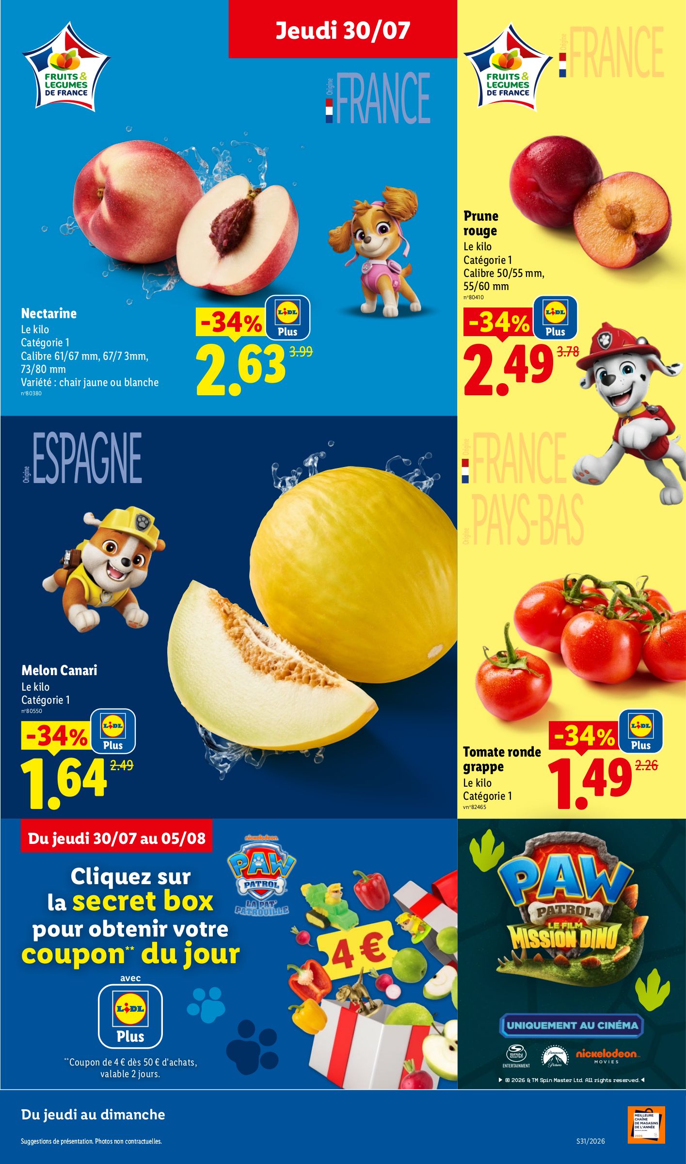 lidl - Current Lidl leaflet valid from de jeudi 30/07/2026 to du mercredi 05/08/2026 - page: 3