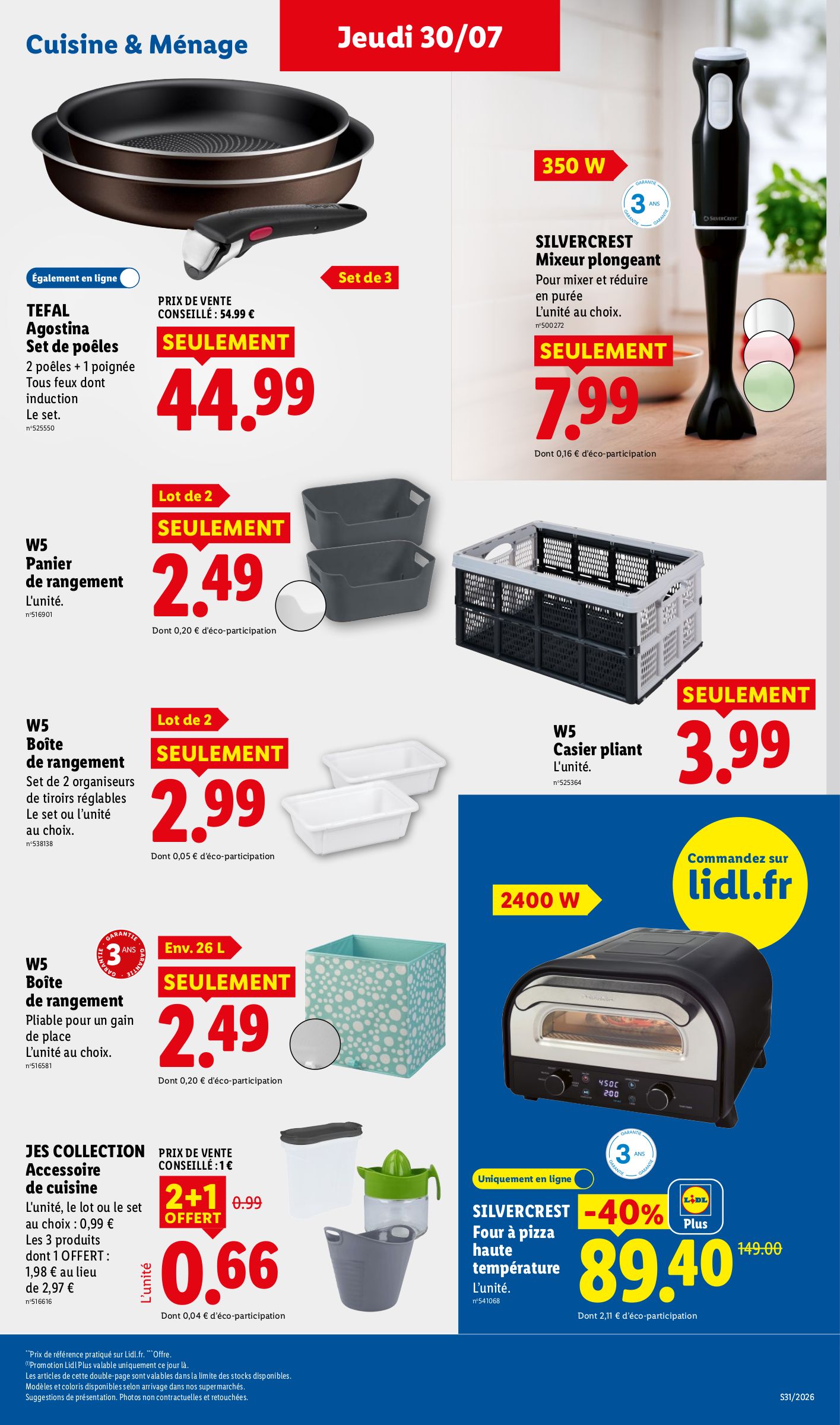 lidl - Current Lidl leaflet valid from de jeudi 30/07/2026 to du mercredi 05/08/2026 - page: 33