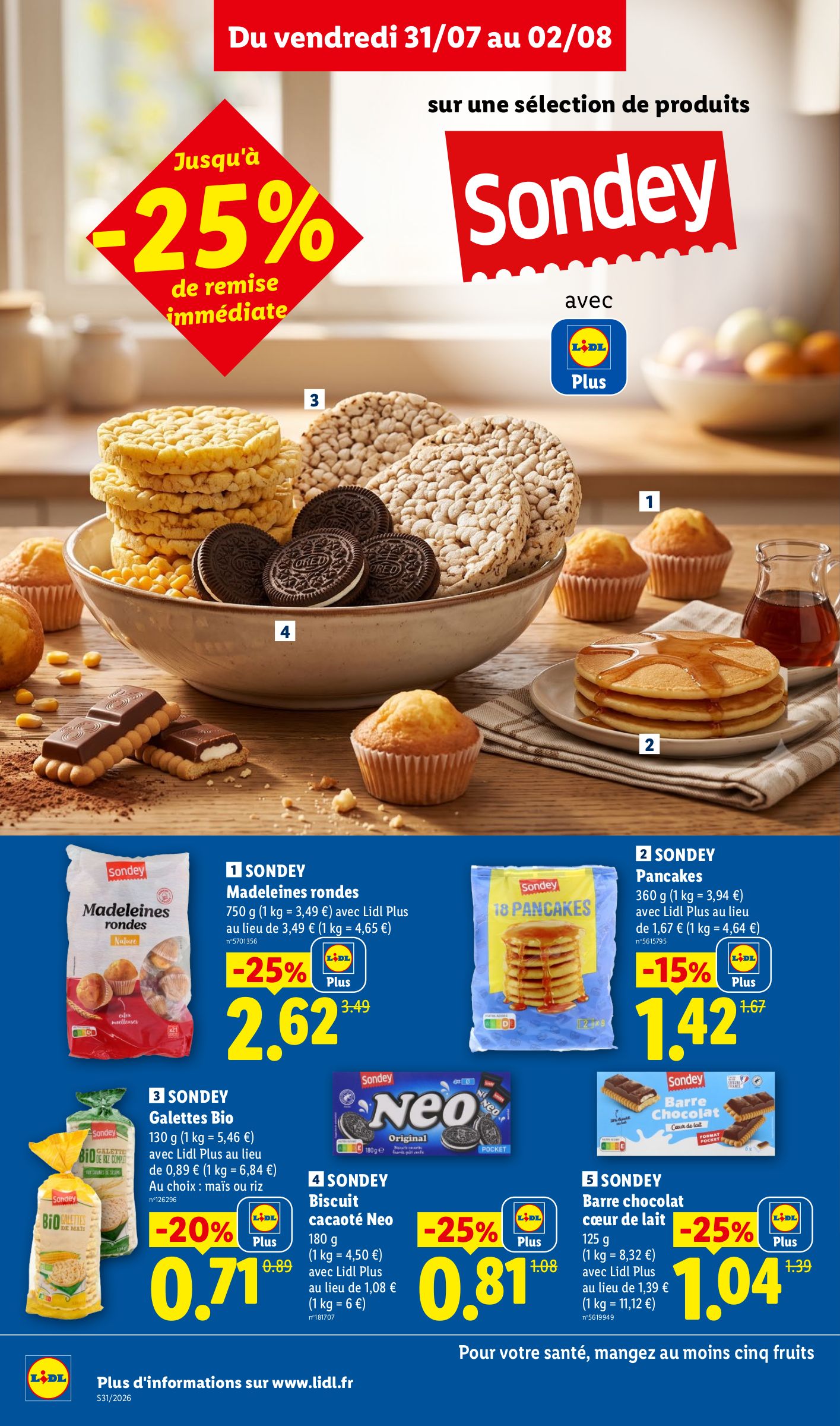 lidl - Current Lidl leaflet valid from de jeudi 30/07/2026 to du mercredi 05/08/2026 - page: 14