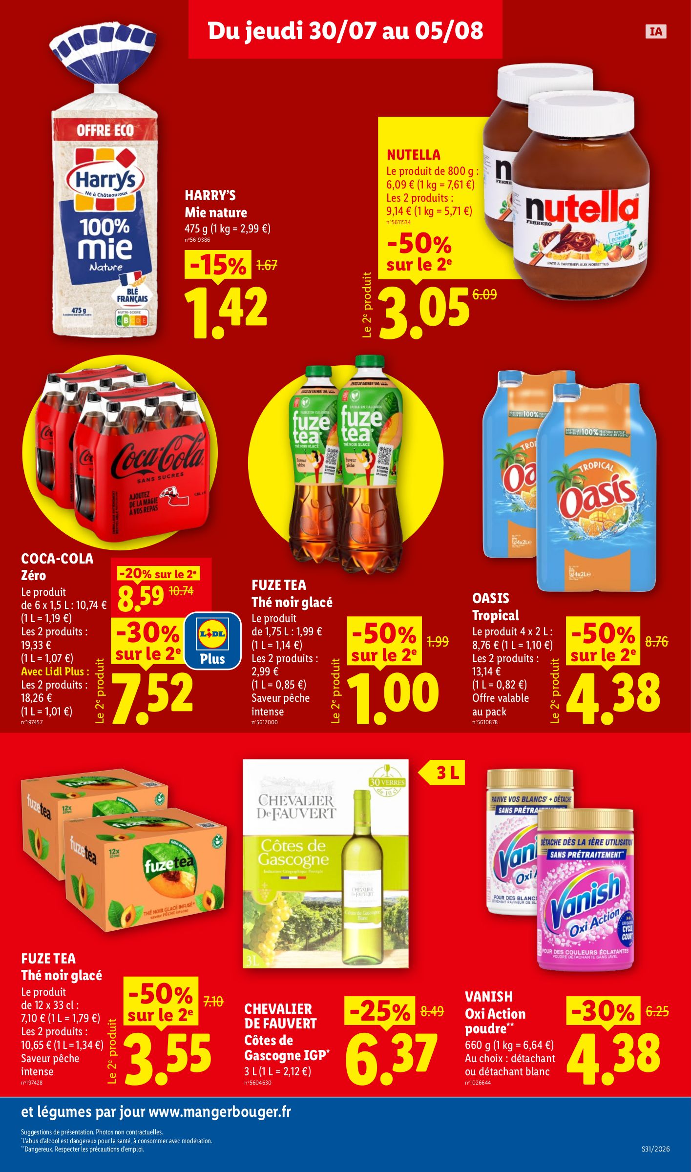 lidl - Current Lidl leaflet valid from de jeudi 30/07/2026 to du mercredi 05/08/2026 - page: 15