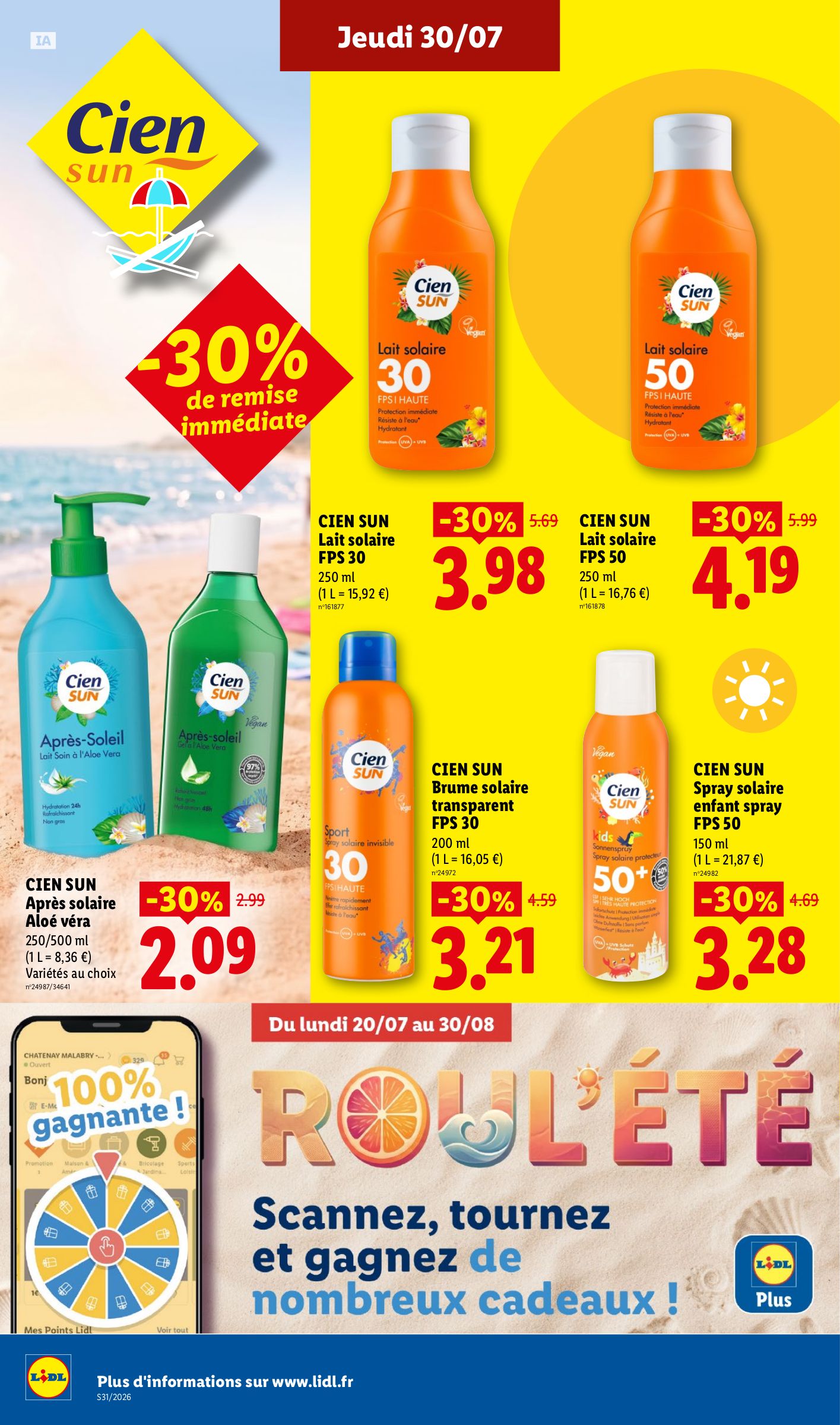 lidl - Current Lidl leaflet valid from de jeudi 30/07/2026 to du mercredi 05/08/2026 - page: 26