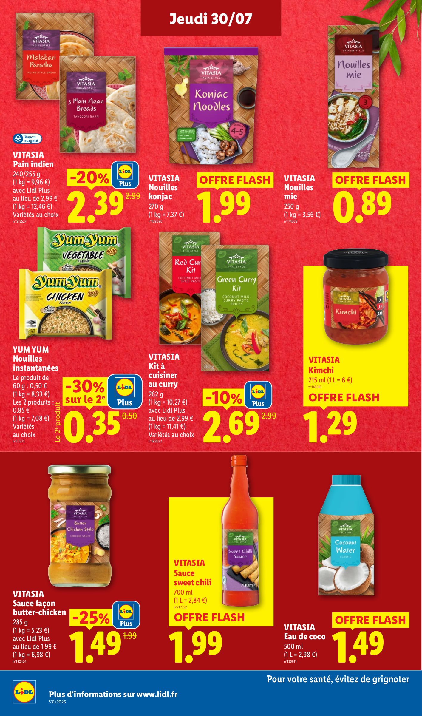 lidl - Current Lidl leaflet valid from de jeudi 30/07/2026 to du mercredi 05/08/2026 - page: 18