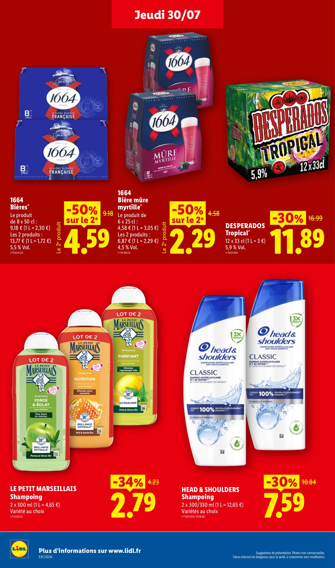 lidl - Current Lidl leaflet valid from de jeudi 30/07/2026 to du mercredi 05/08/2026 - page: 24