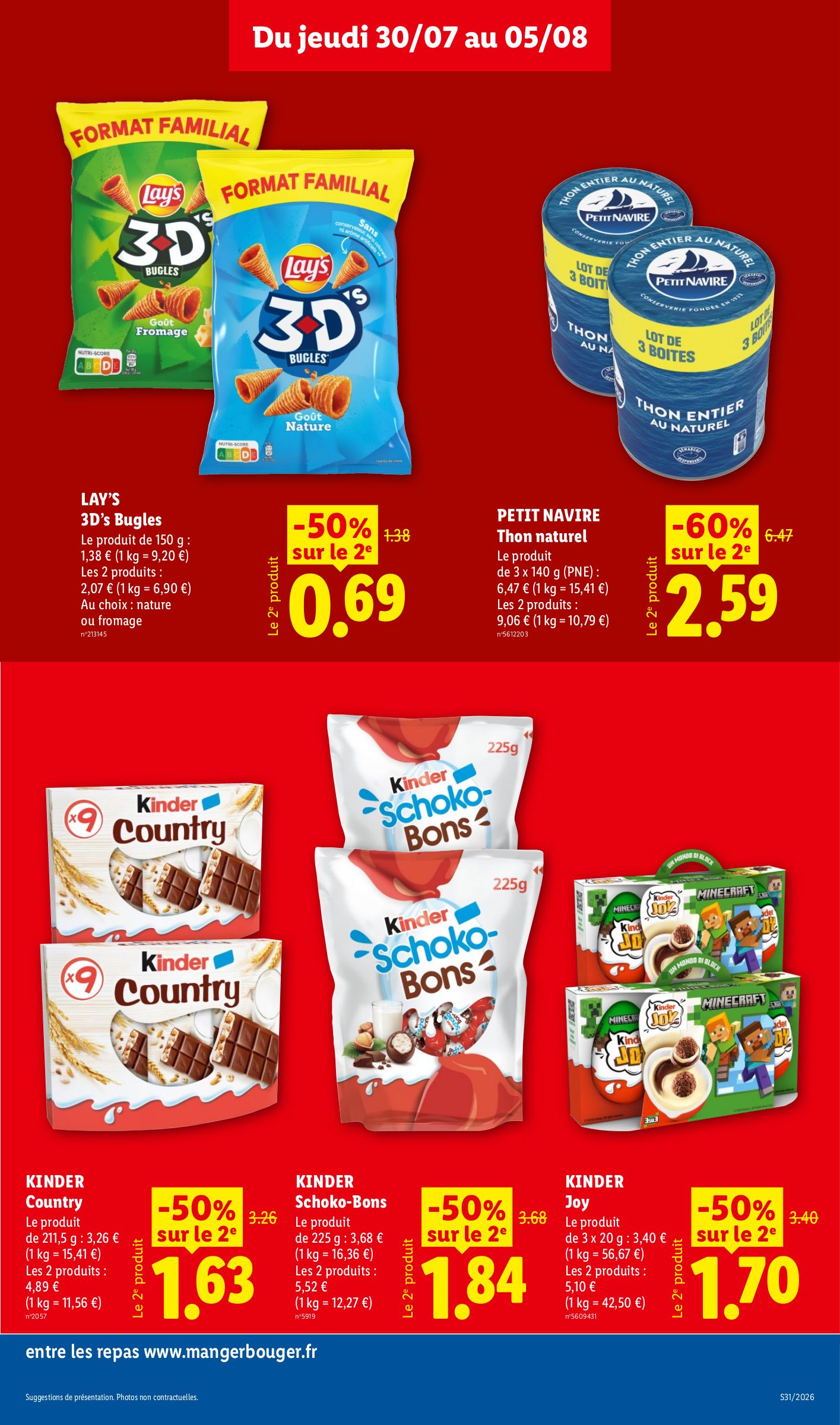lidl - Current Lidl leaflet valid from de jeudi 30/07/2026 to du mercredi 05/08/2026 - page: 13