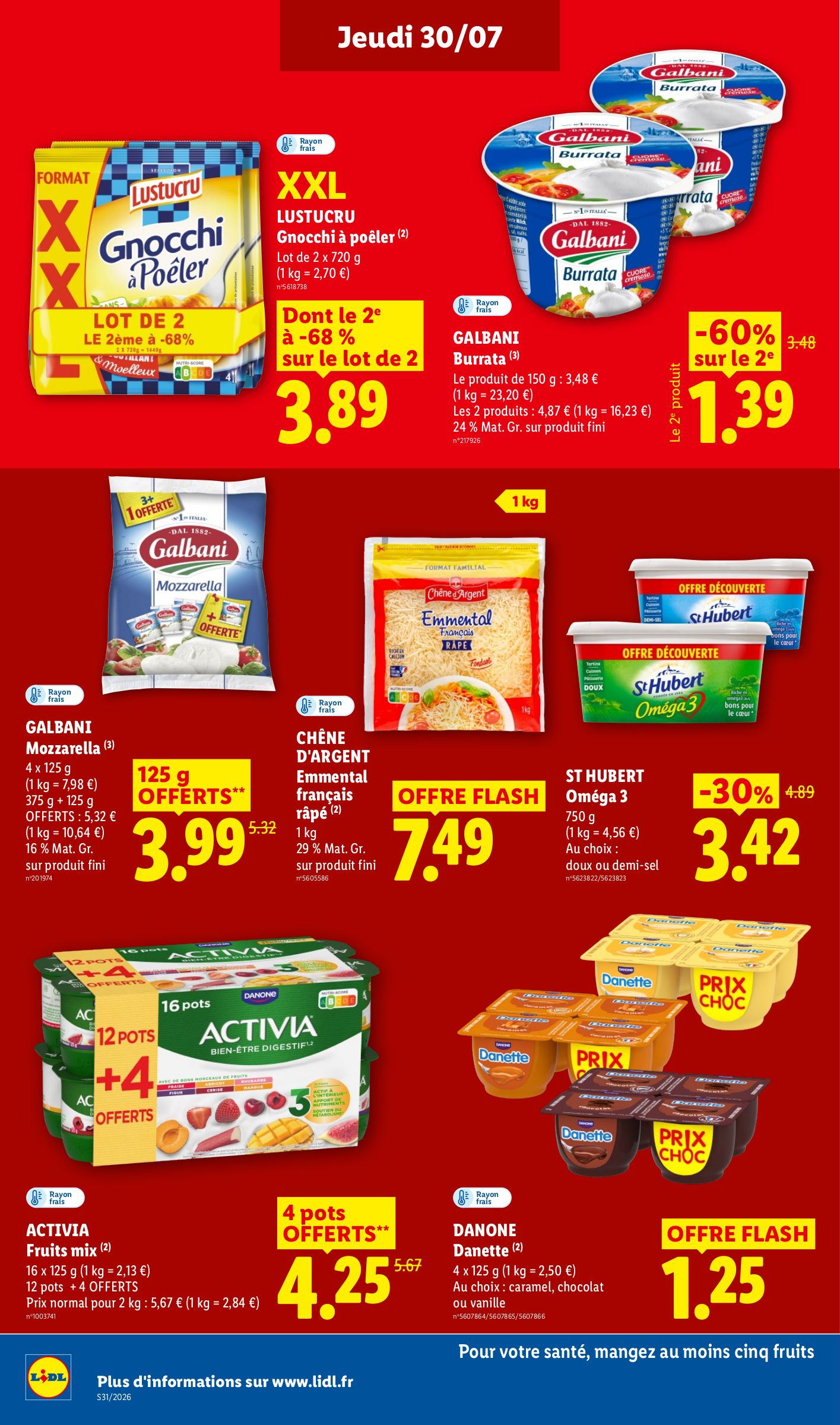 lidl - Current Lidl leaflet valid from de jeudi 30/07/2026 to du mercredi 05/08/2026 - page: 20