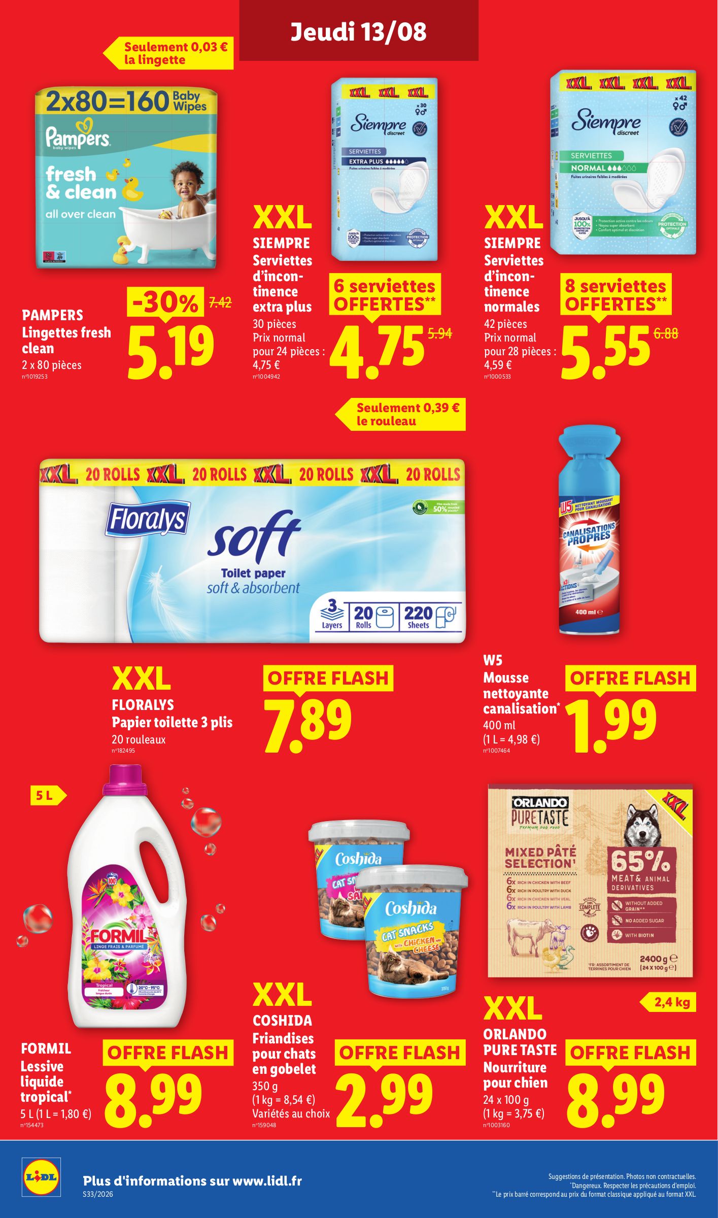 lidl - Flyer Lidl pour la semaine prochaine du de jeudi 13/08/2026 au du mercredi 19/08/2026 - page: 26