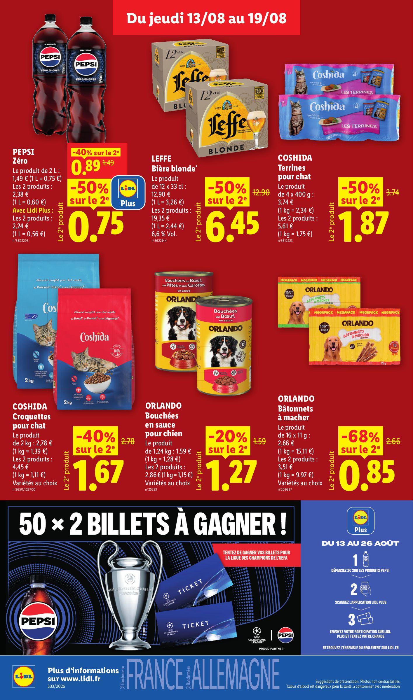 lidl - Flyer Lidl pour la semaine prochaine du de jeudi 13/08/2026 au du mercredi 19/08/2026 - page: 14
