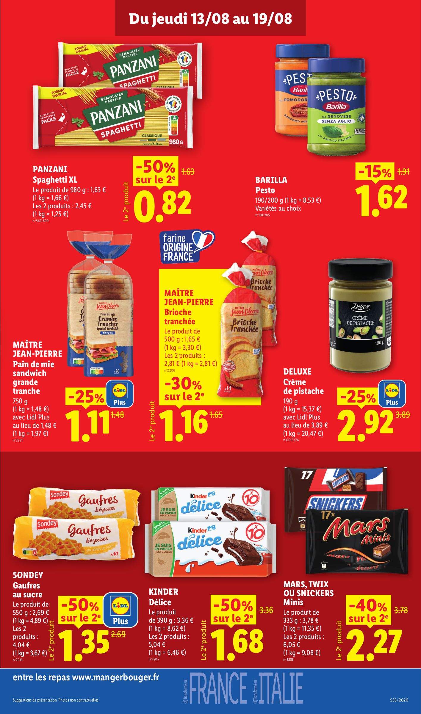lidl - Flyer Lidl pour la semaine prochaine du de jeudi 13/08/2026 au du mercredi 19/08/2026 - page: 13