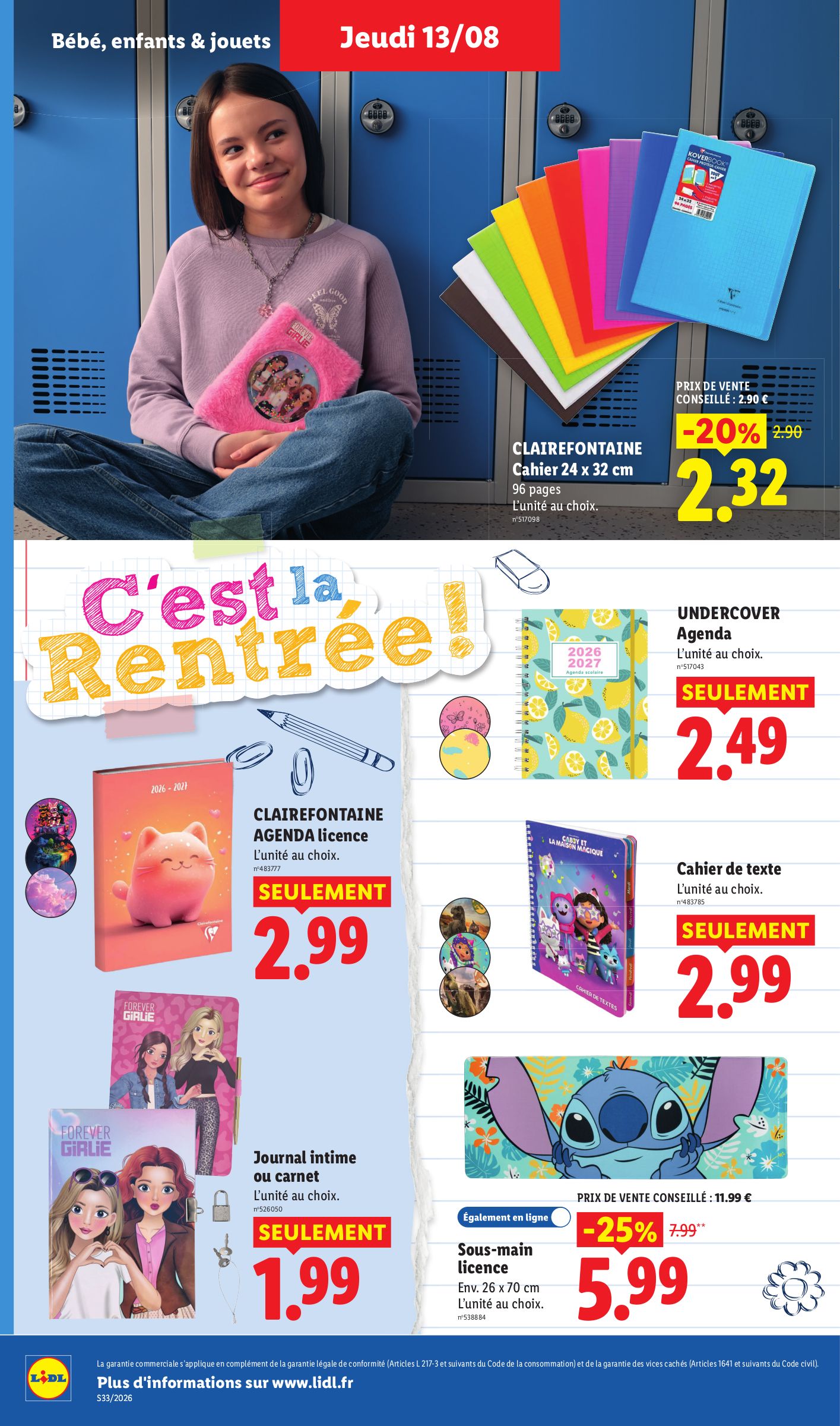 lidl - Flyer Lidl pour la semaine prochaine du de jeudi 13/08/2026 au du mercredi 19/08/2026 - page: 36