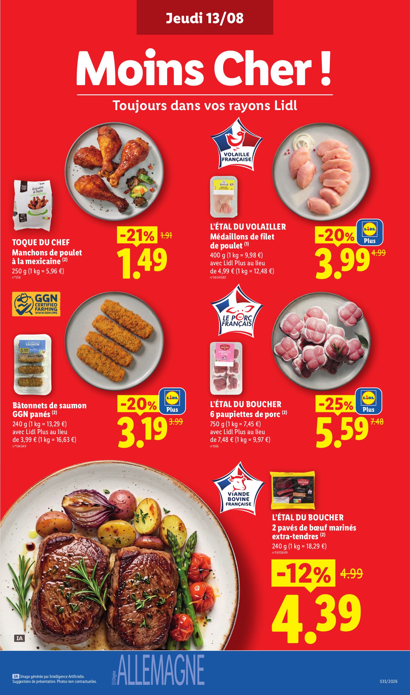 lidl - Flyer Lidl pour la semaine prochaine du de jeudi 13/08/2026 au du mercredi 19/08/2026 - page: 9