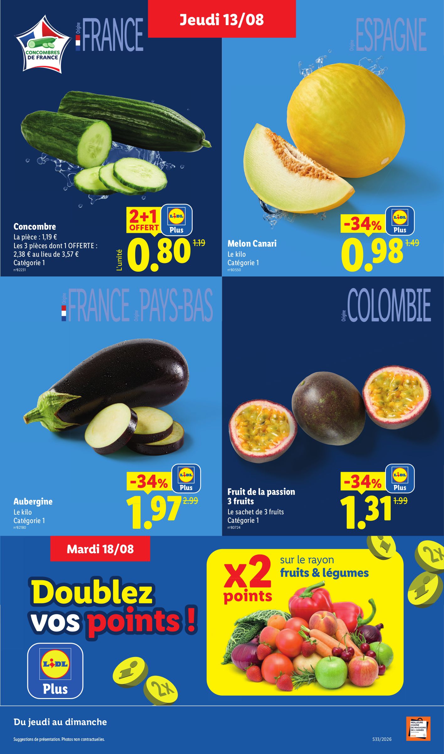 lidl - Flyer Lidl pour la semaine prochaine du de jeudi 13/08/2026 au du mercredi 19/08/2026 - page: 3