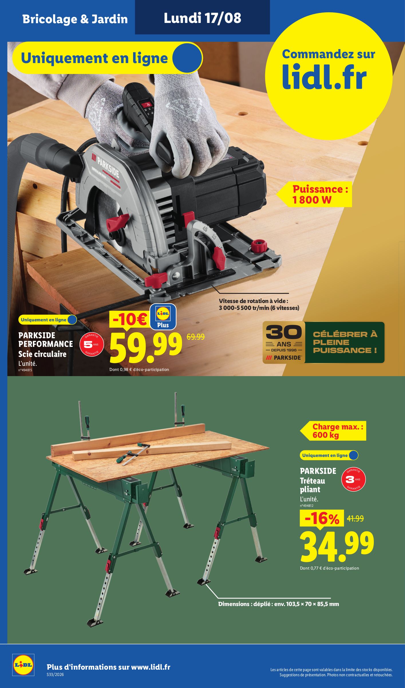 lidl - Flyer Lidl pour la semaine prochaine du de jeudi 13/08/2026 au du mercredi 19/08/2026 - page: 44
