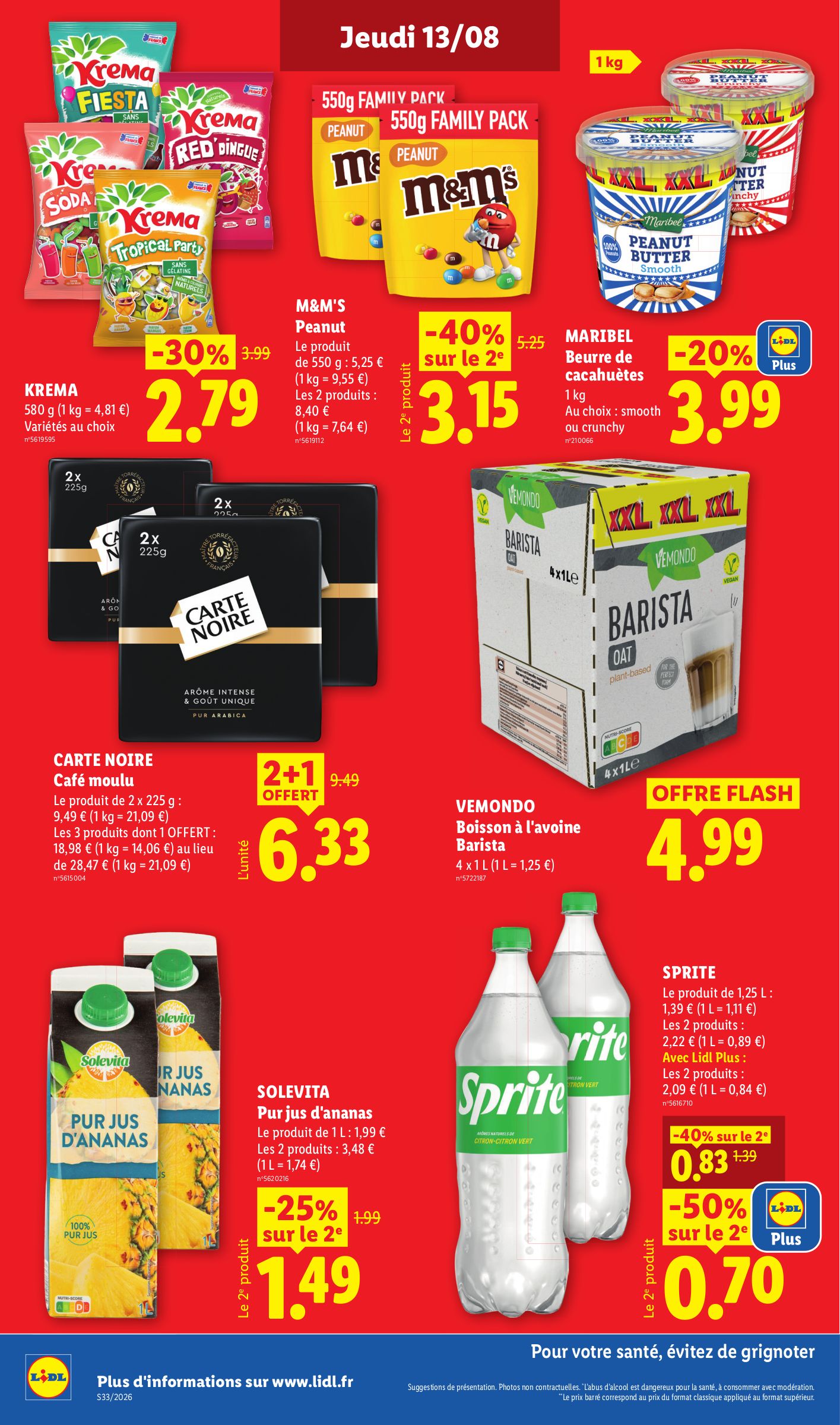 lidl - Flyer Lidl pour la semaine prochaine du de jeudi 13/08/2026 au du mercredi 19/08/2026 - page: 22
