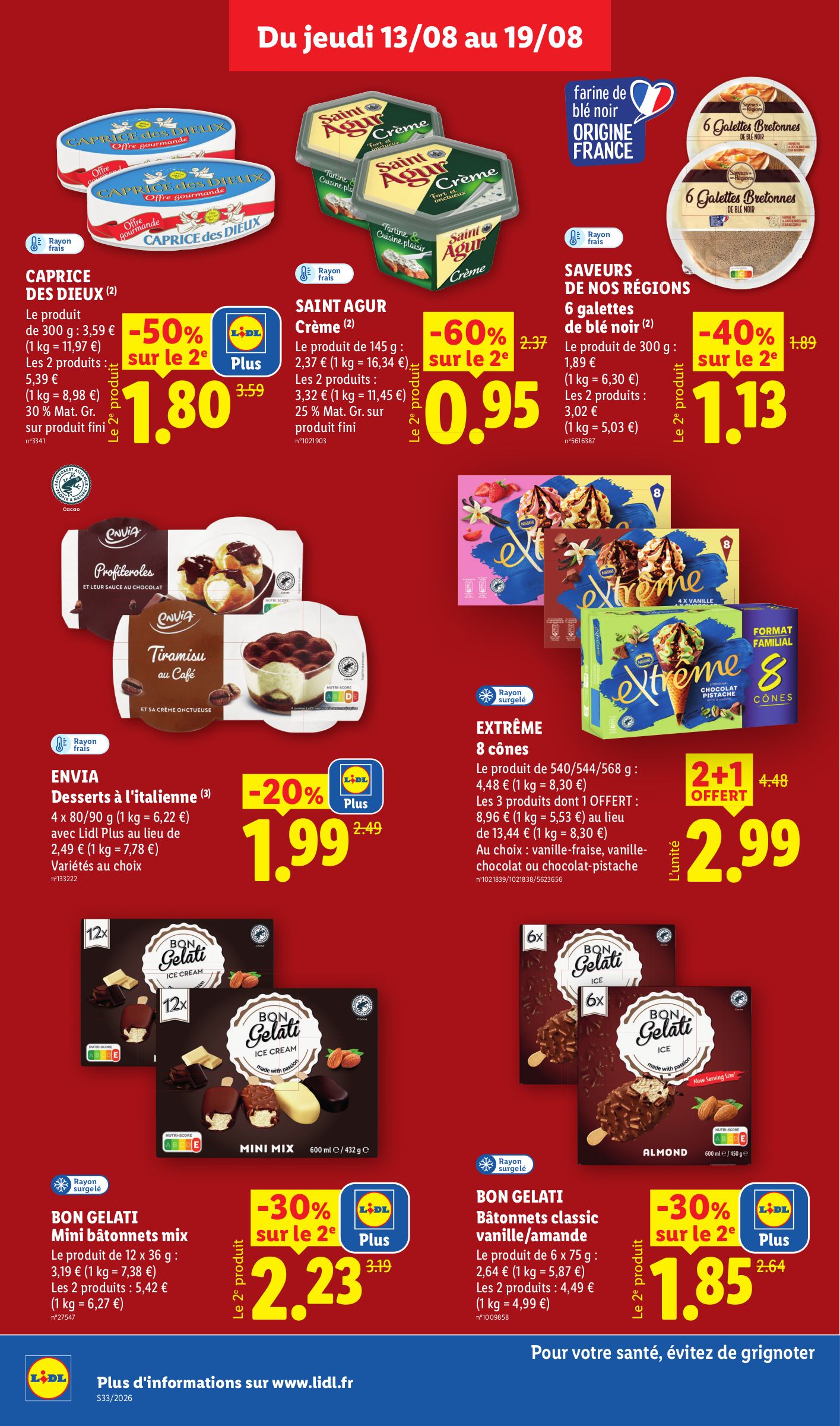lidl - Flyer Lidl pour la semaine prochaine du de jeudi 13/08/2026 au du mercredi 19/08/2026 - page: 12