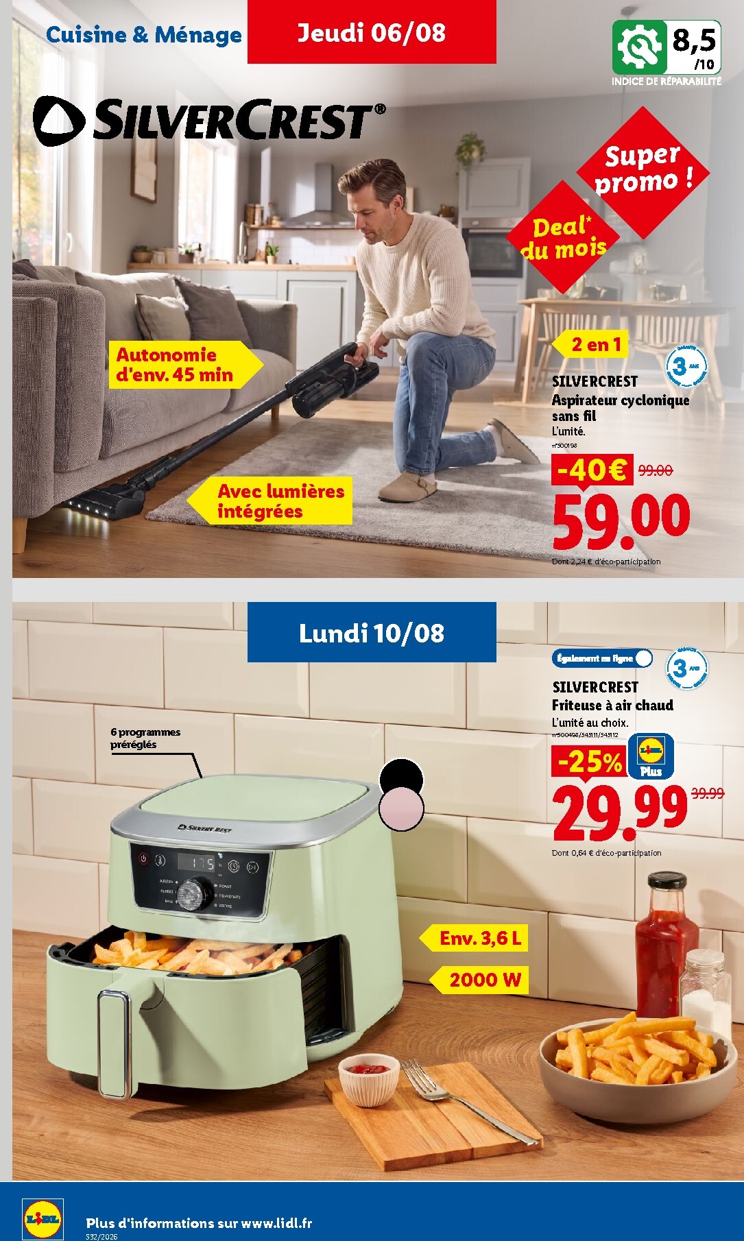 lidl - Current Lidl leaflet valid from de jeudi 06/08/2026 to du mercredi 12/08/2026 - page: 58