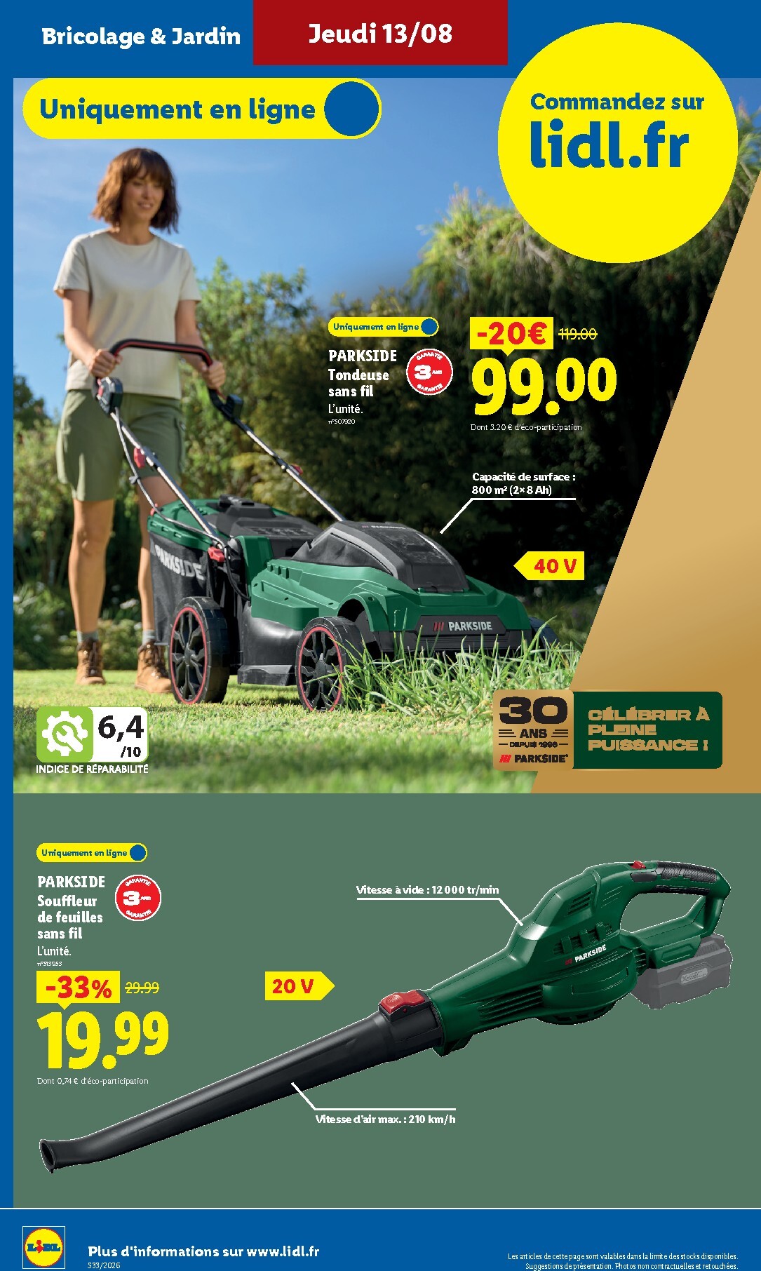 lidl - Current Lidl - Exclus Web leaflet valid from du lundi 10/08/2026 to de jeudi 13/08/2026 - page: 8