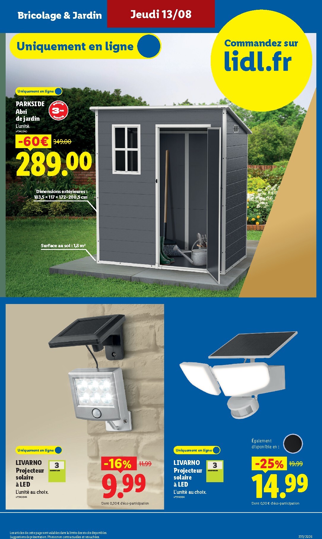 lidl - Current Lidl - Exclus Web leaflet valid from du lundi 10/08/2026 to de jeudi 13/08/2026 - page: 9