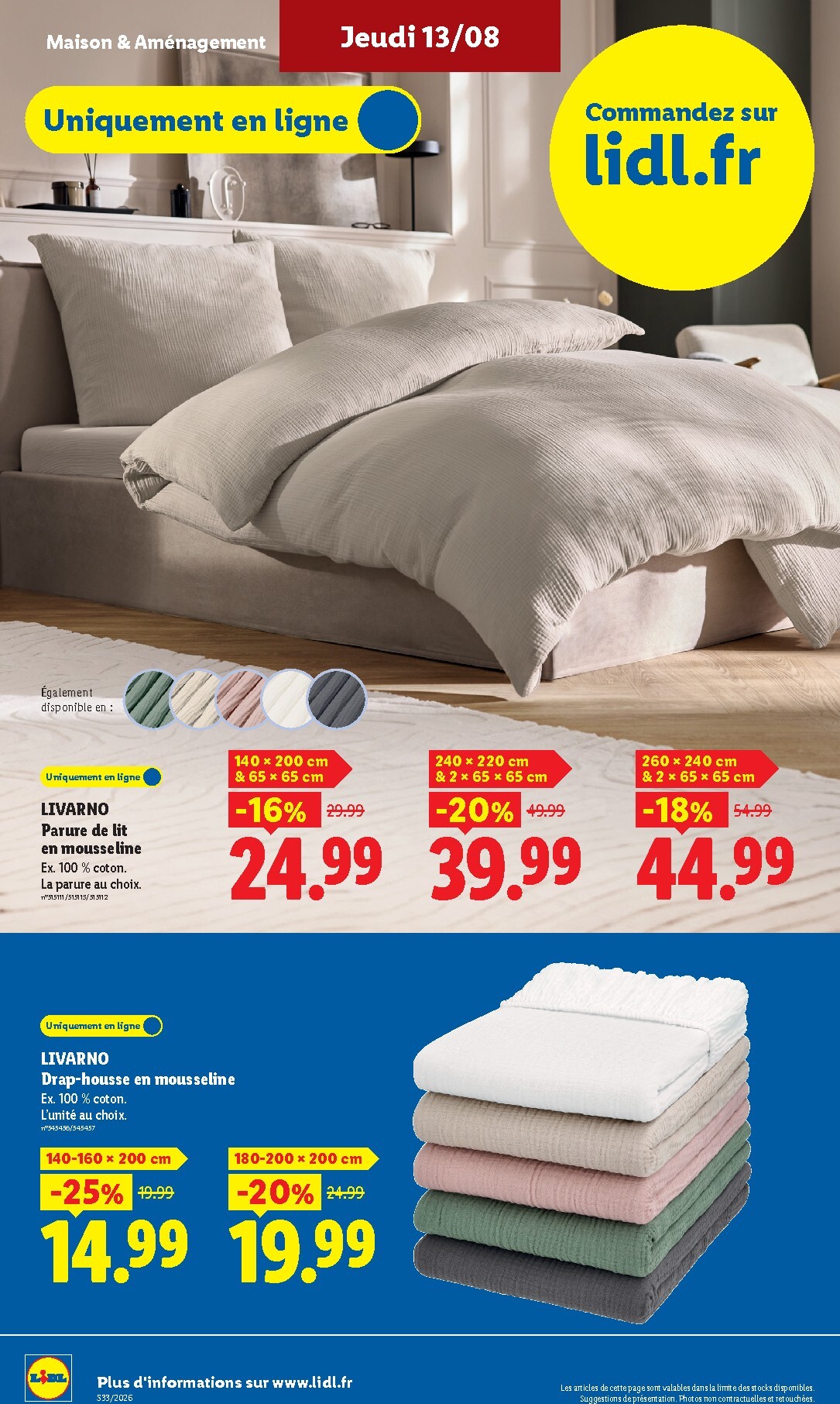lidl - Current Lidl - Exclus Web leaflet valid from du lundi 10/08/2026 to de jeudi 13/08/2026 - page: 14