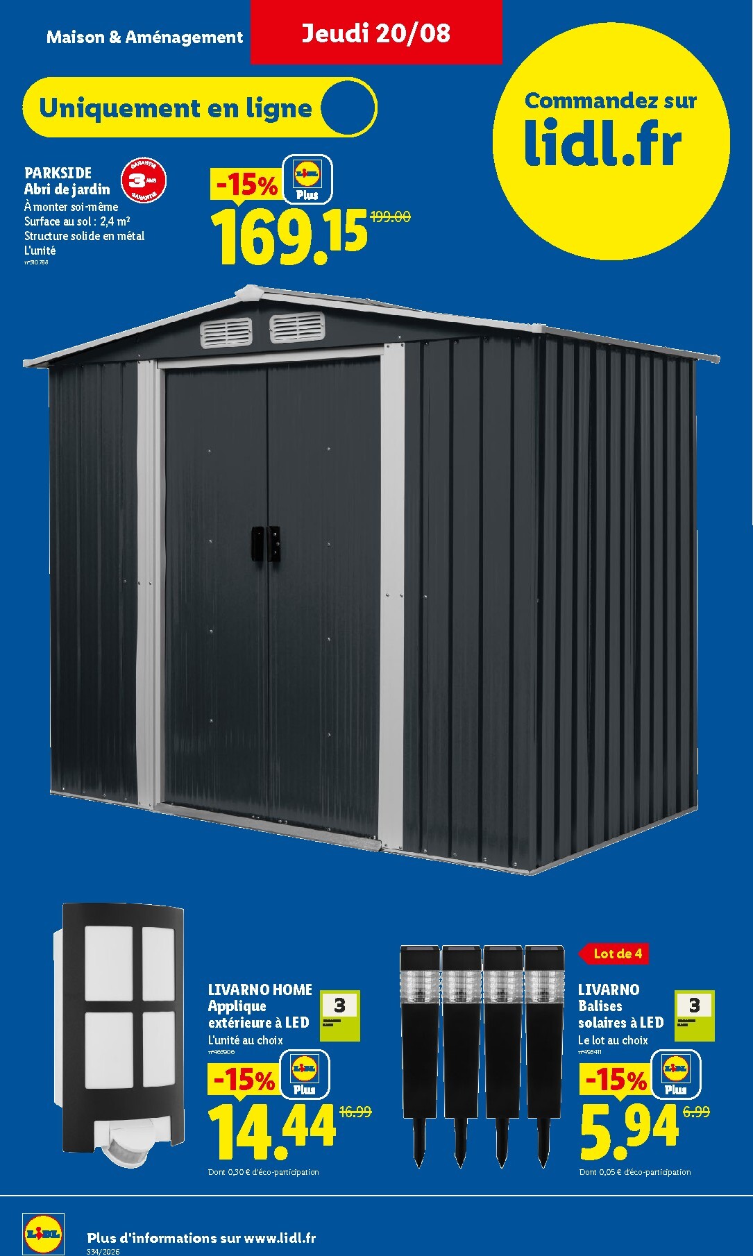 lidl - Flyer Lidl pour la semaine prochaine du de jeudi 20/08/2026 au du mercredi 26/08/2026 - page: 40
