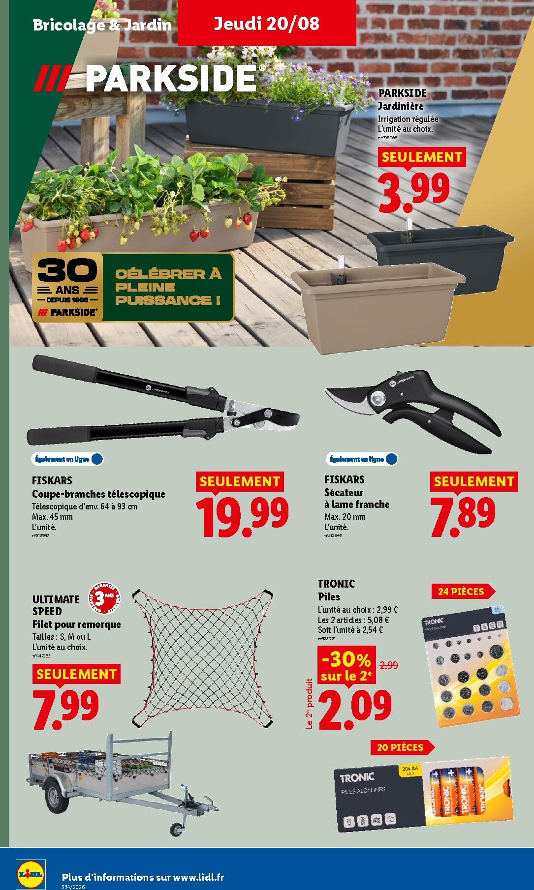 lidl - Flyer Lidl pour la semaine prochaine du de jeudi 20/08/2026 au du mercredi 26/08/2026 - page: 38