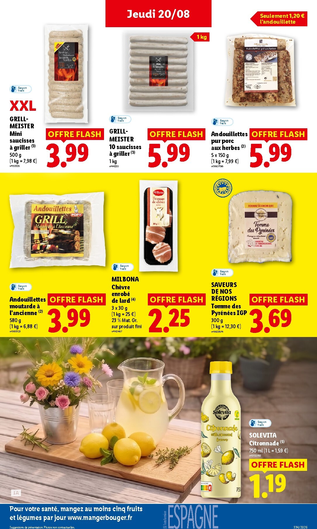 lidl - Flyer Lidl pour la semaine prochaine du de jeudi 20/08/2026 au du mercredi 26/08/2026 - page: 23