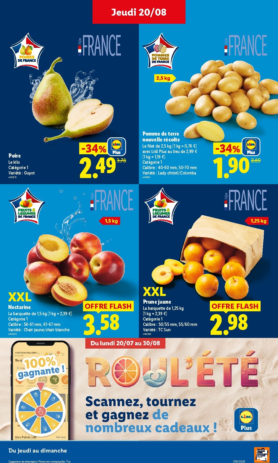 lidl - Flyer Lidl pour la semaine prochaine du de jeudi 20/08/2026 au du mercredi 26/08/2026 - page: 3