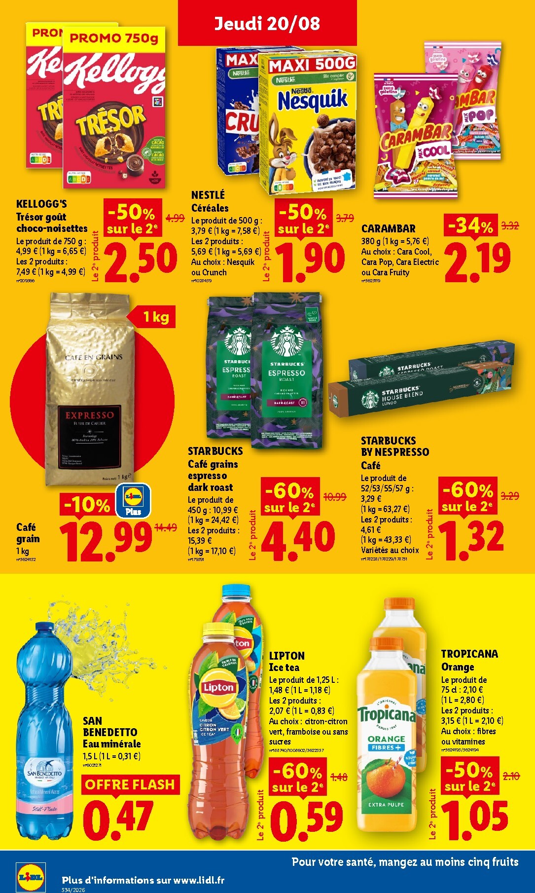 lidl - Flyer Lidl pour la semaine prochaine du de jeudi 20/08/2026 au du mercredi 26/08/2026 - page: 20