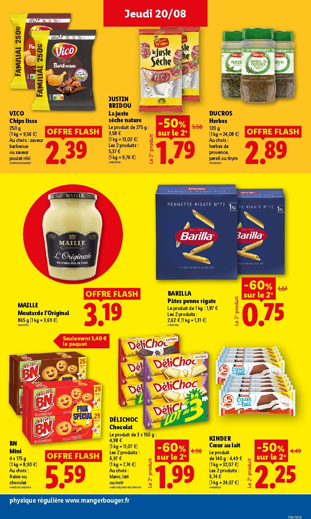 lidl - Flyer Lidl pour la semaine prochaine du de jeudi 20/08/2026 au du mercredi 26/08/2026 - page: 19